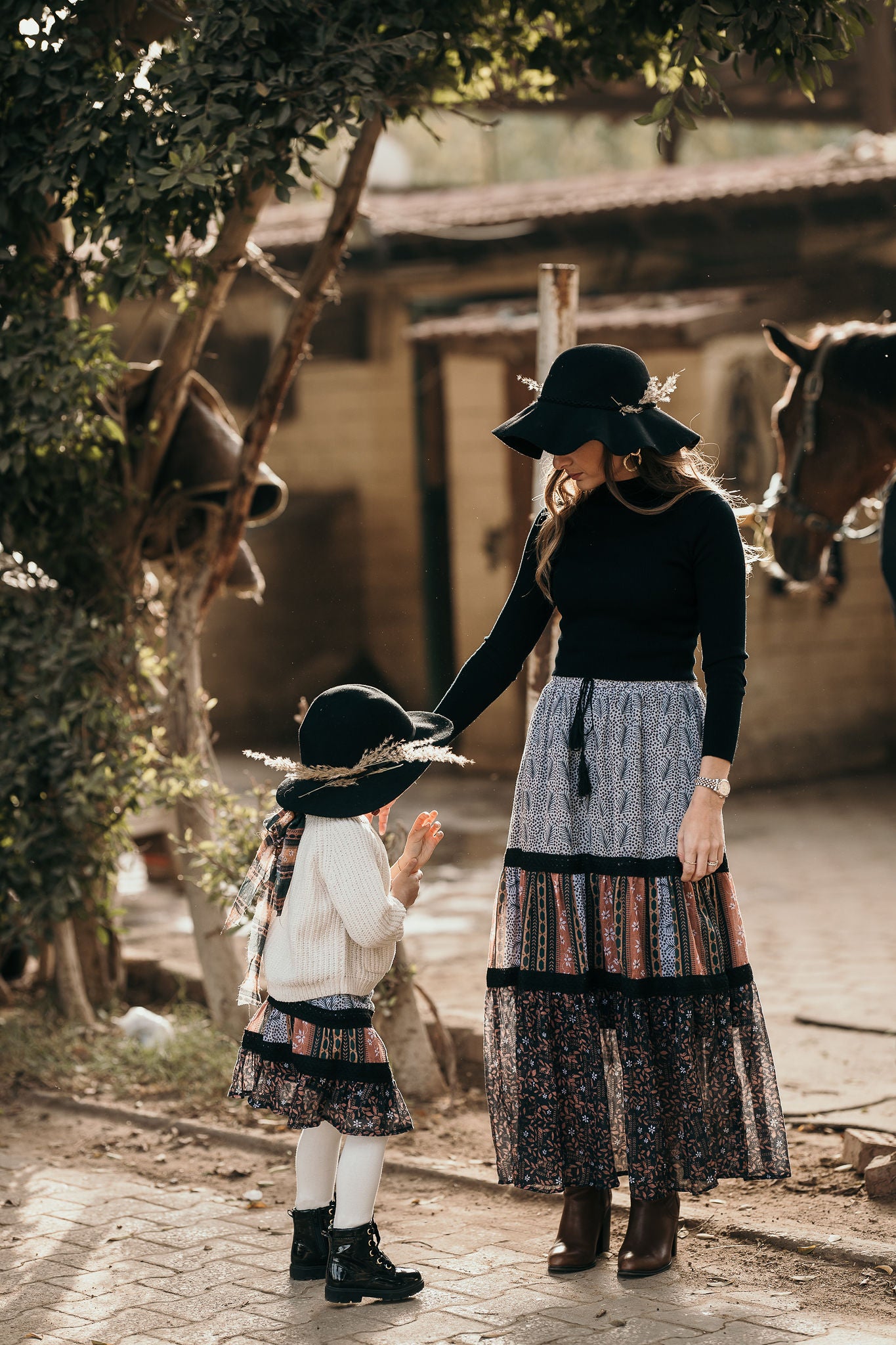 Mini Selena Floral Skirt