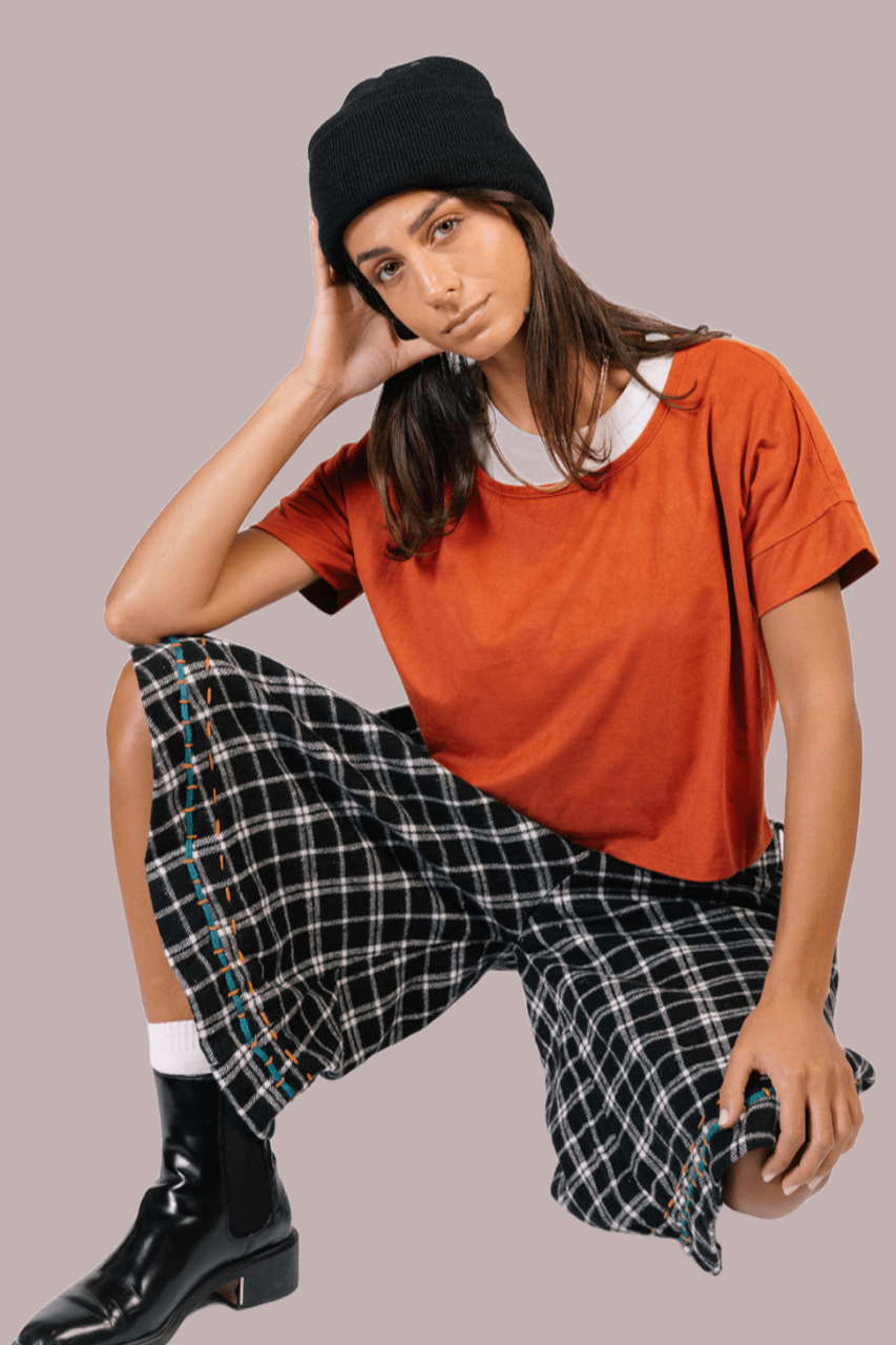 Karohat Madina Shorts in Classic Black