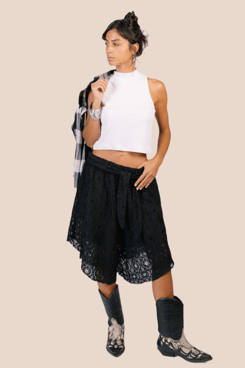 Lacey Madina Shorts in Black