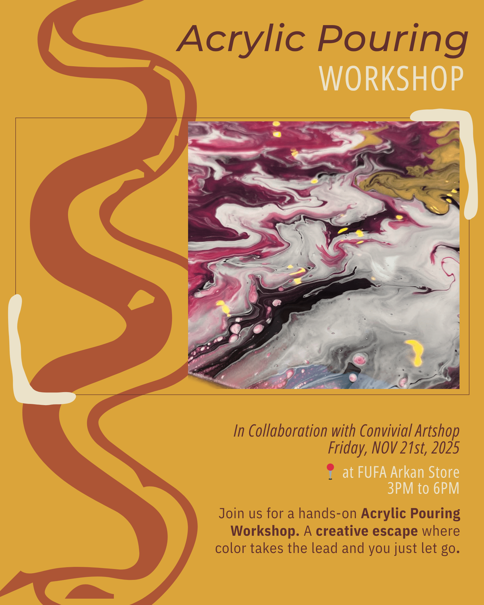Acrylic Pouring Workshop