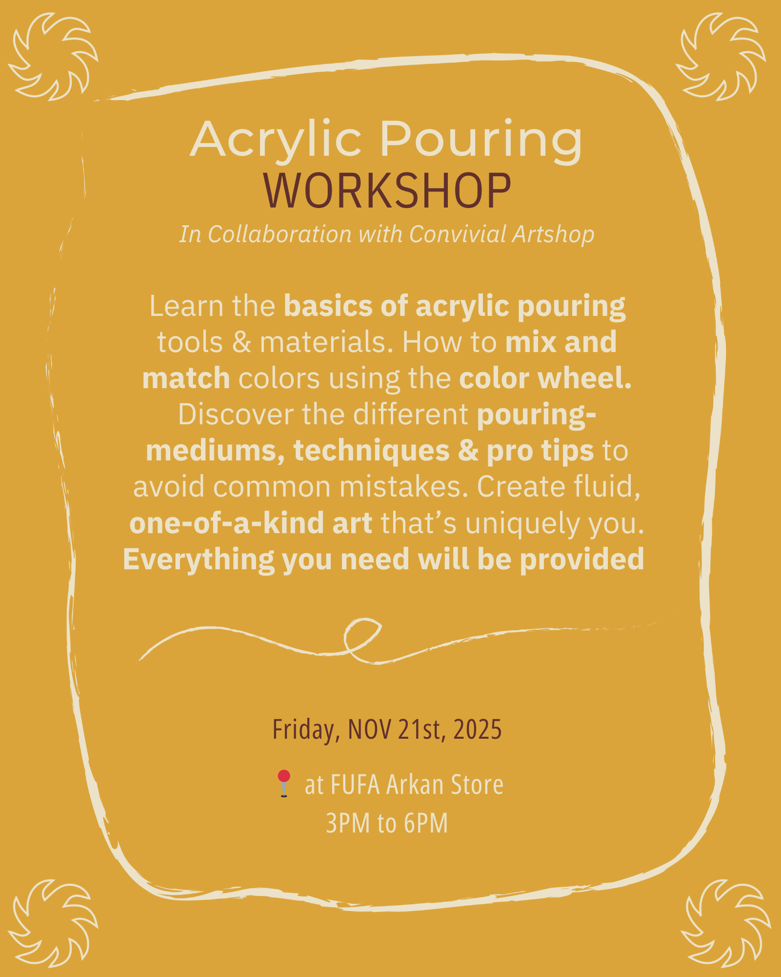 Acrylic Pouring Workshop