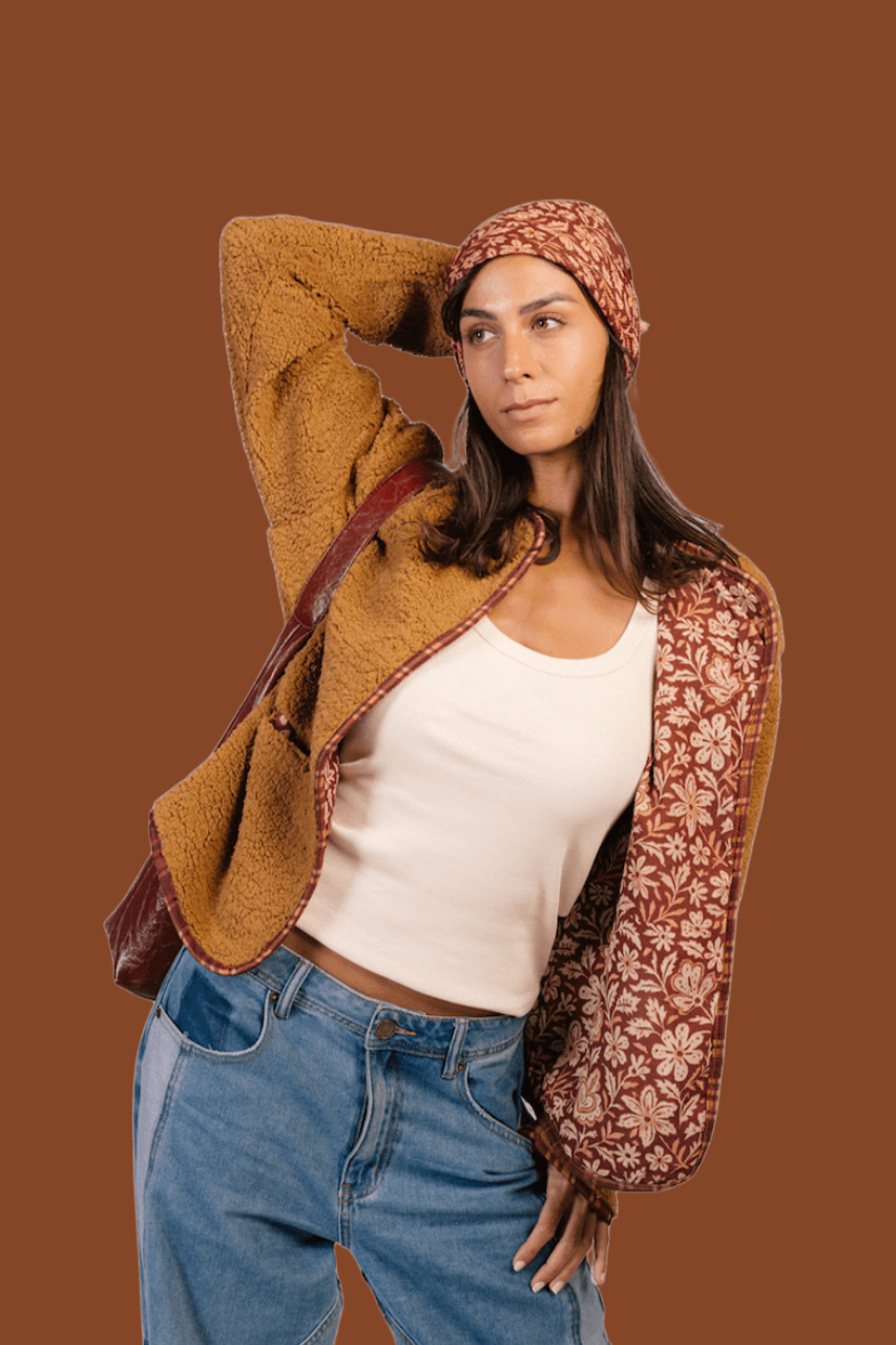 Borderline Cozy Jacket in Havan