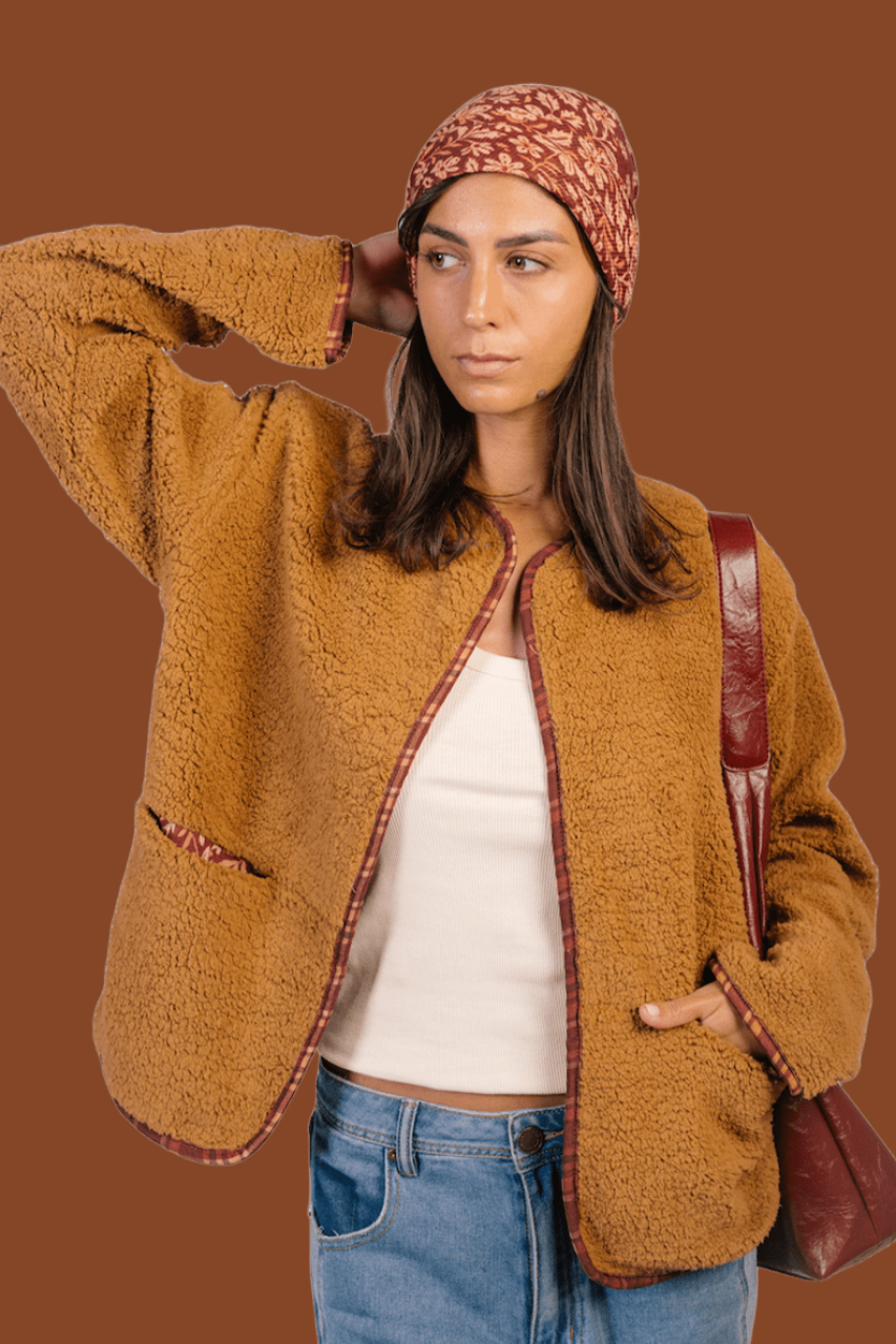 Borderline Cozy Jacket in Havan