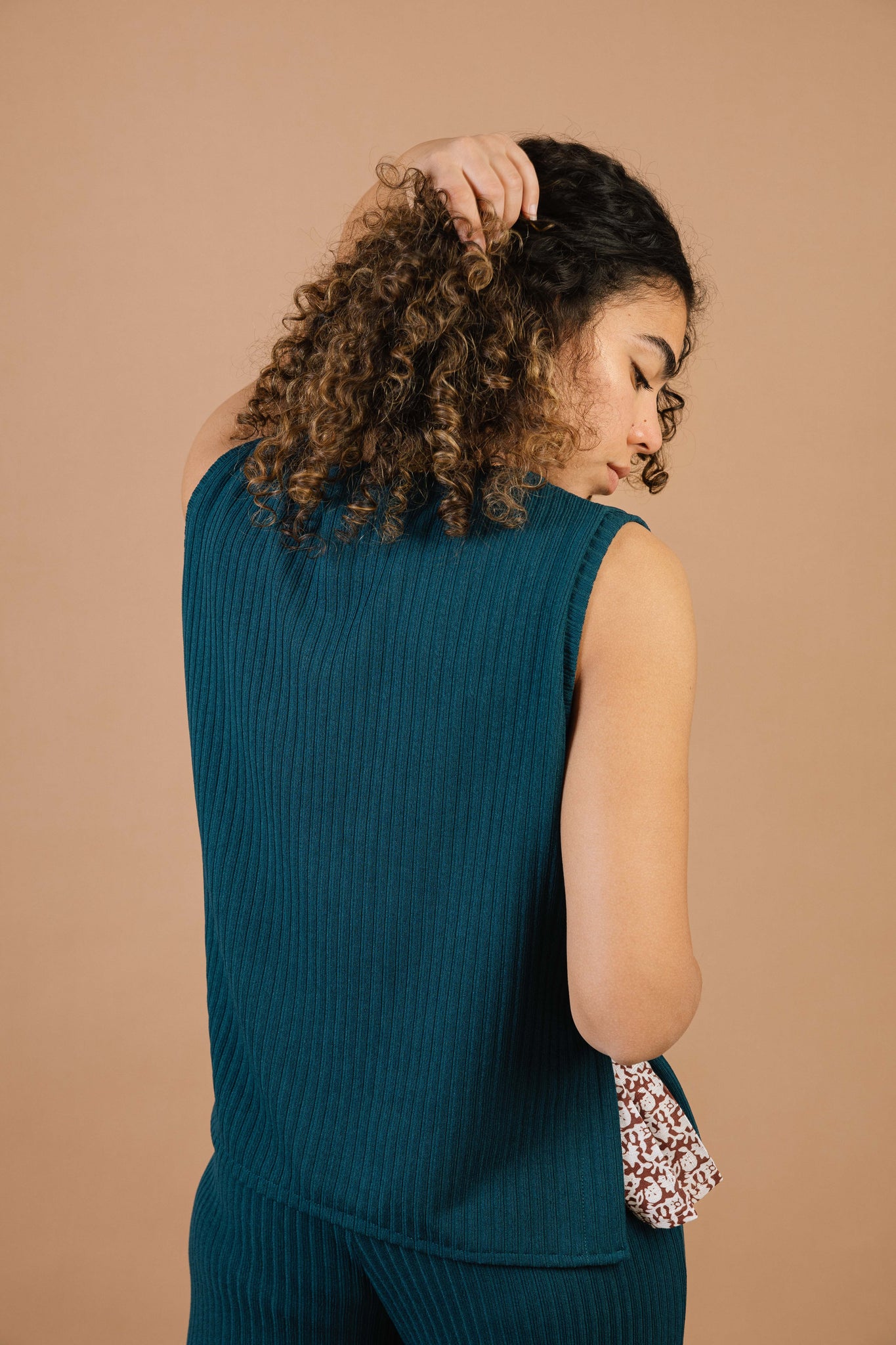 Live In Me Top Teal