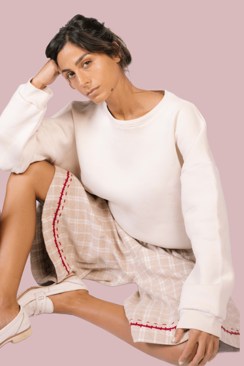 Karohat Madina Shorts in Day Beige