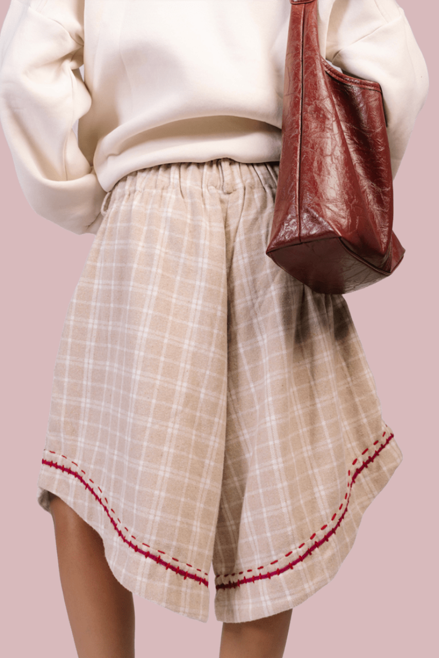 Karohat Madina Shorts in Day Beige