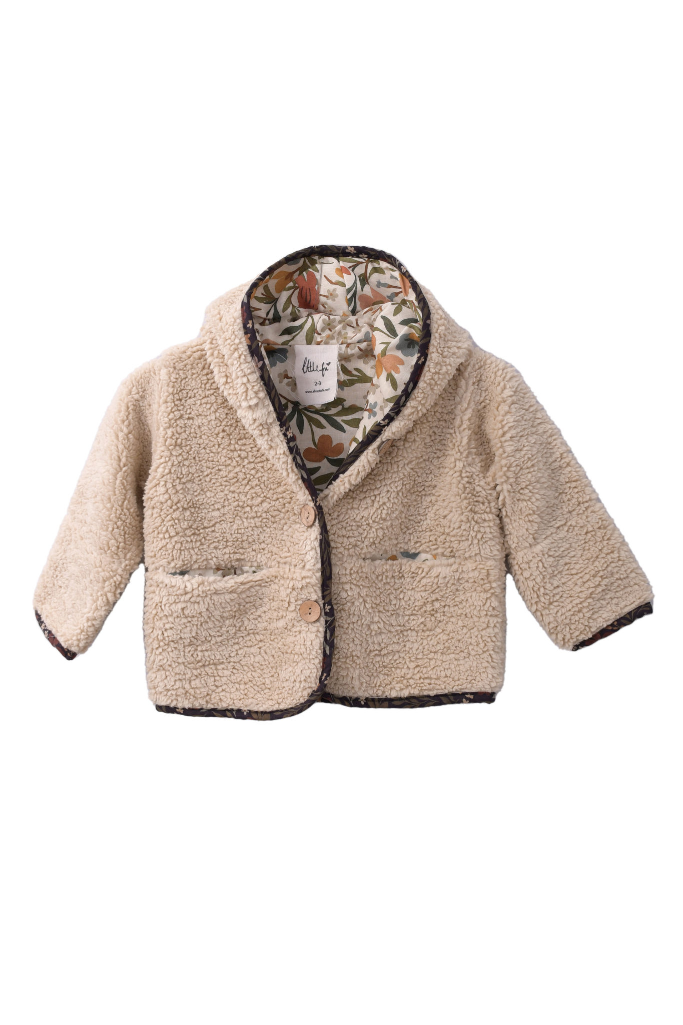 Little Borderline Cozy Jacket in Beige