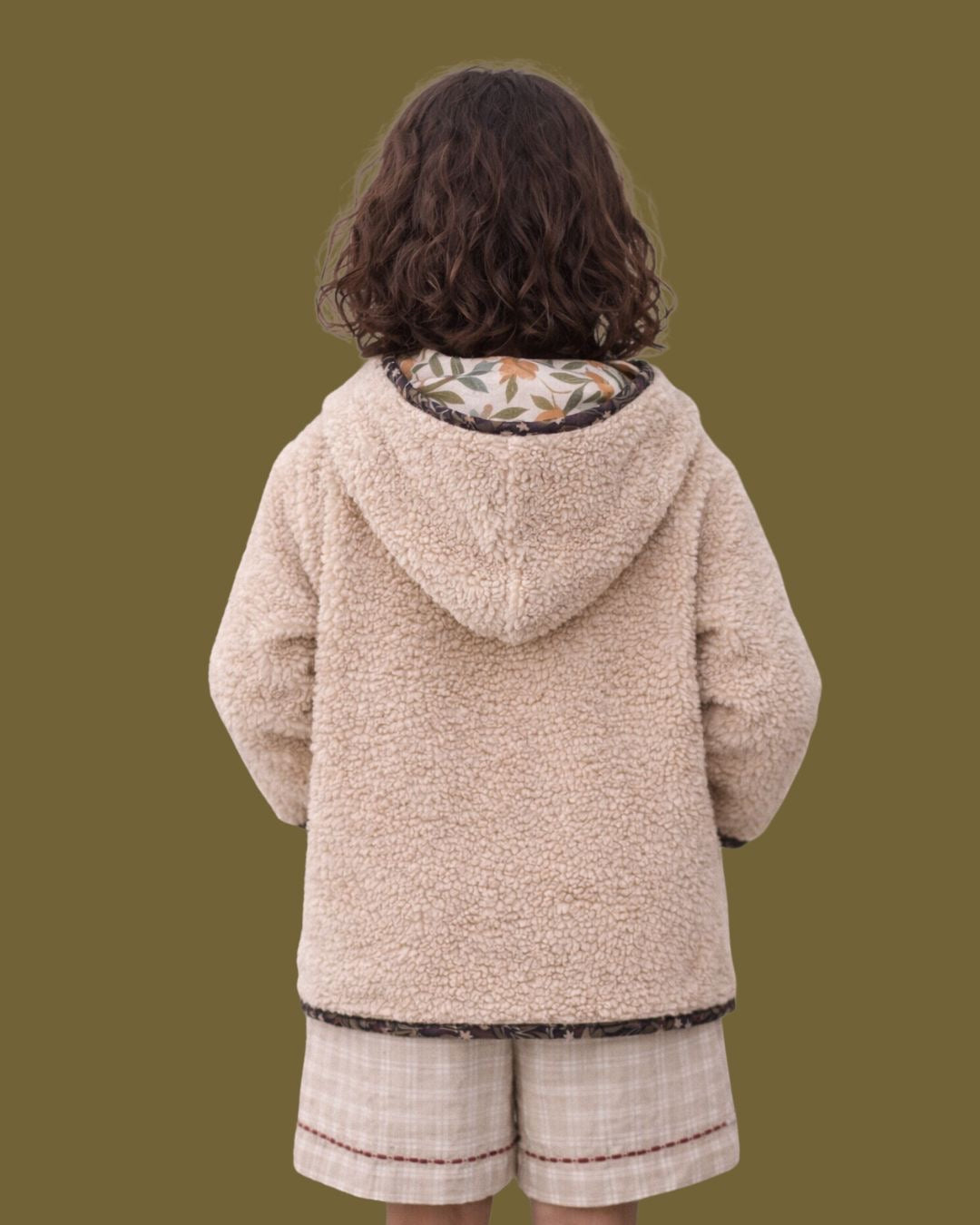 Little Borderline Cozy Jacket in Beige