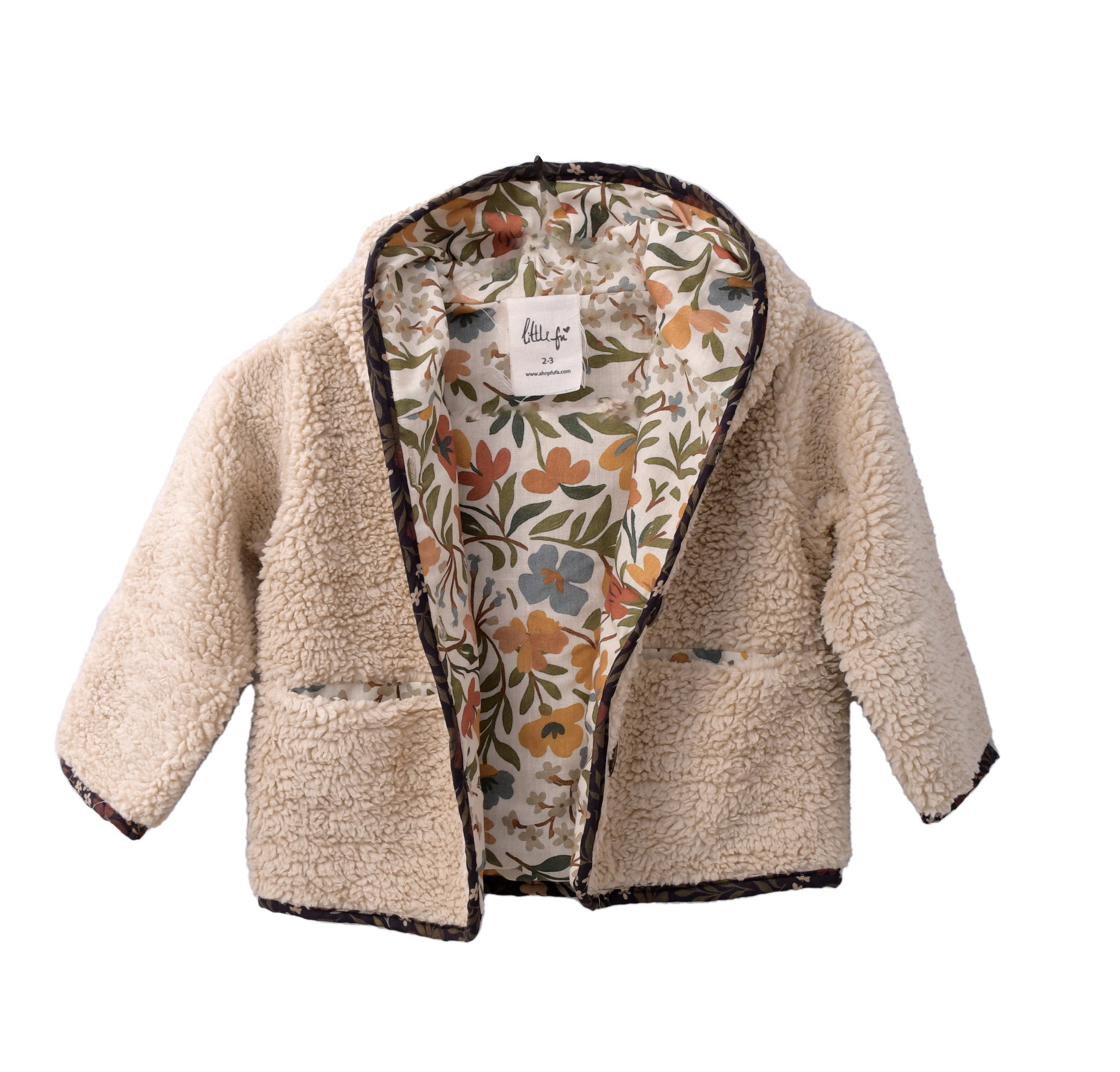 Little Borderline Cozy Jacket in Beige