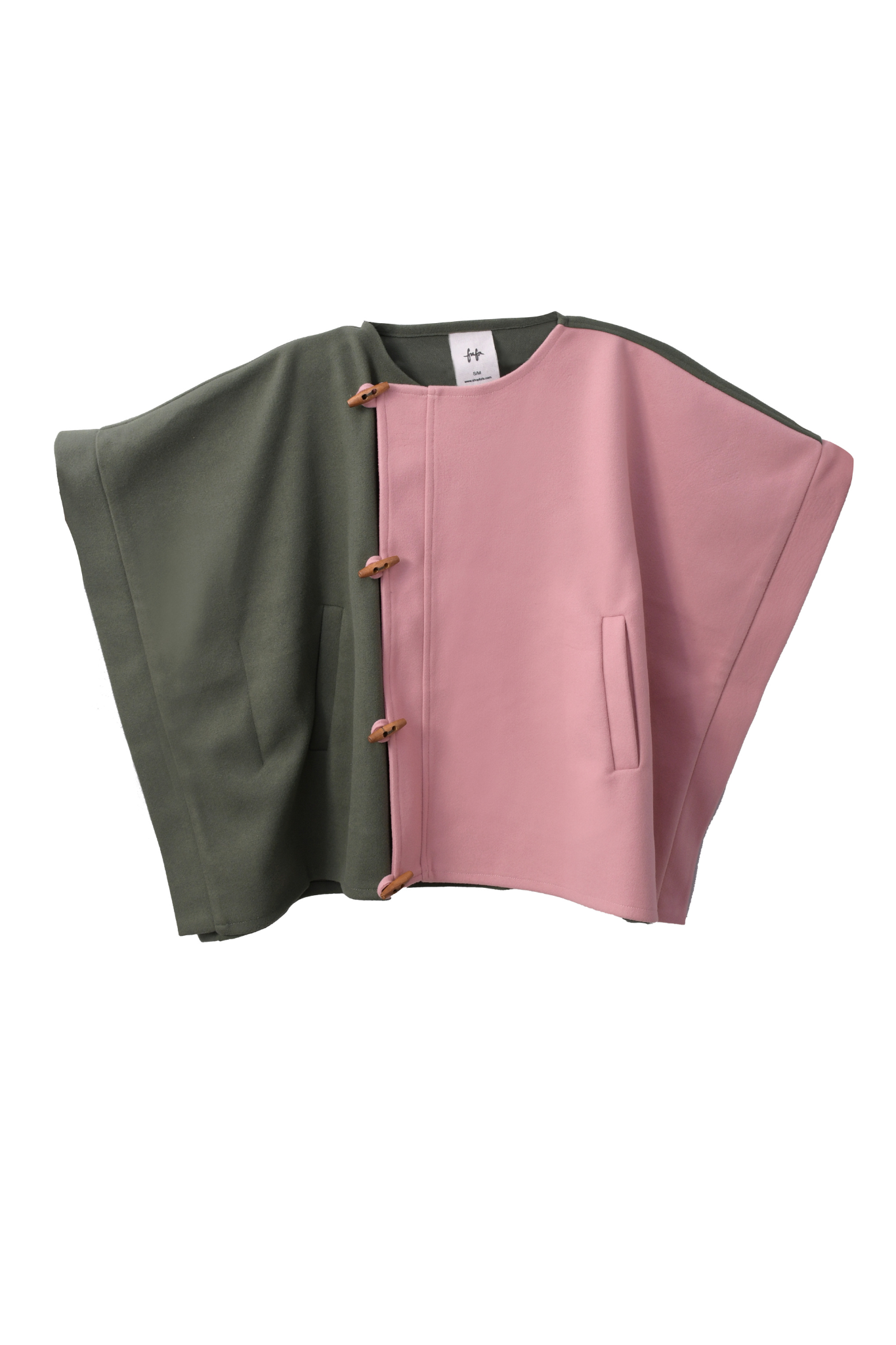 Sukoon Poncho in Rosey Forest