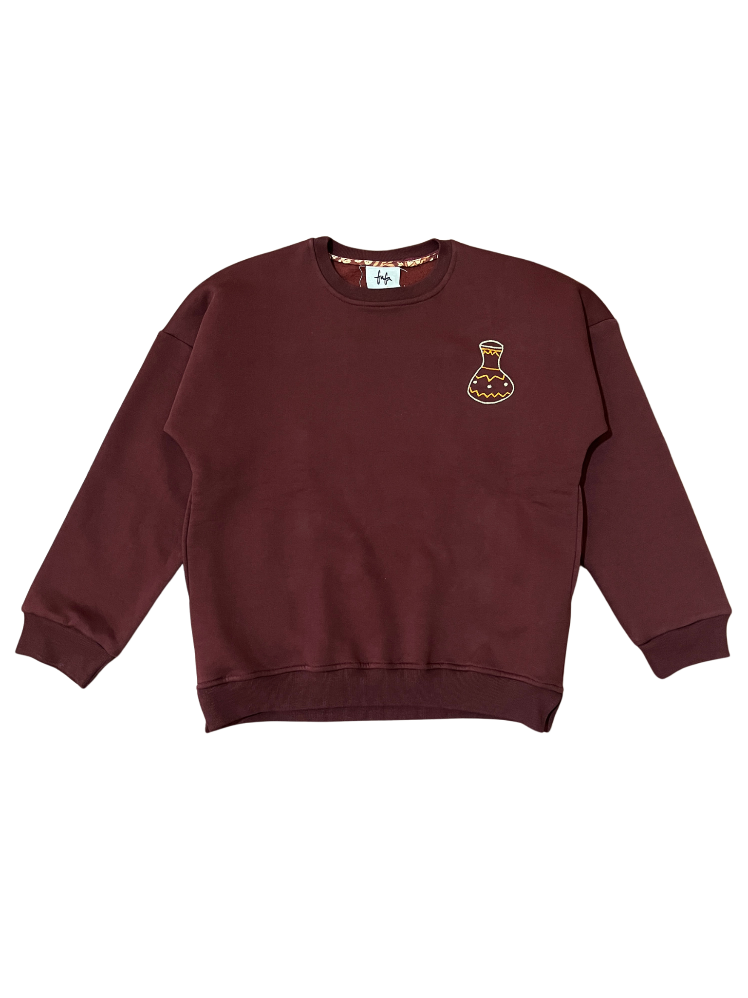 Dafaa Pullover in Burgundy