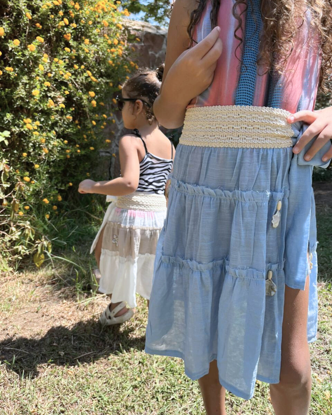 Little Baby Blue Gypsy Skirt