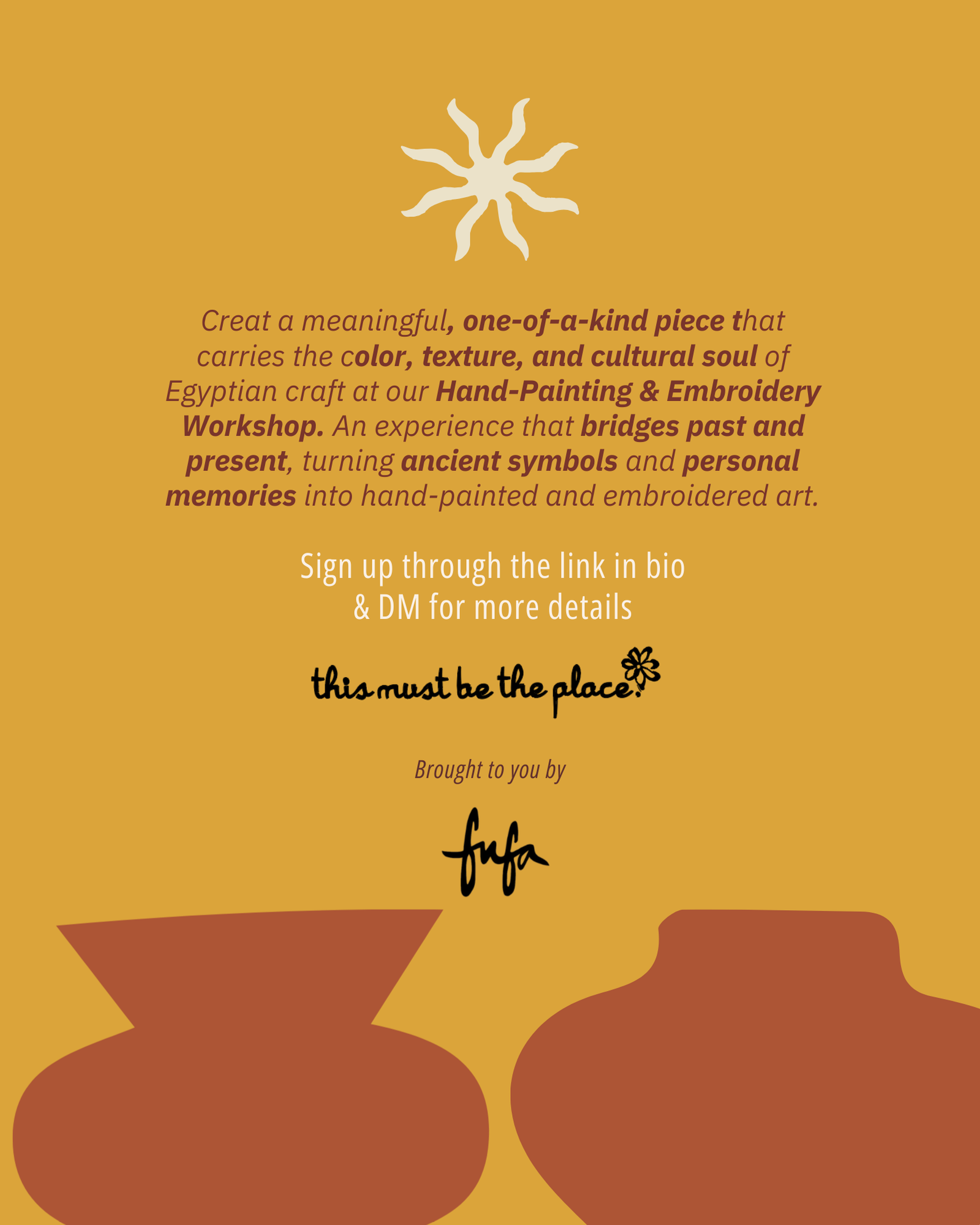 Hand Painting & Embroidery Workshop