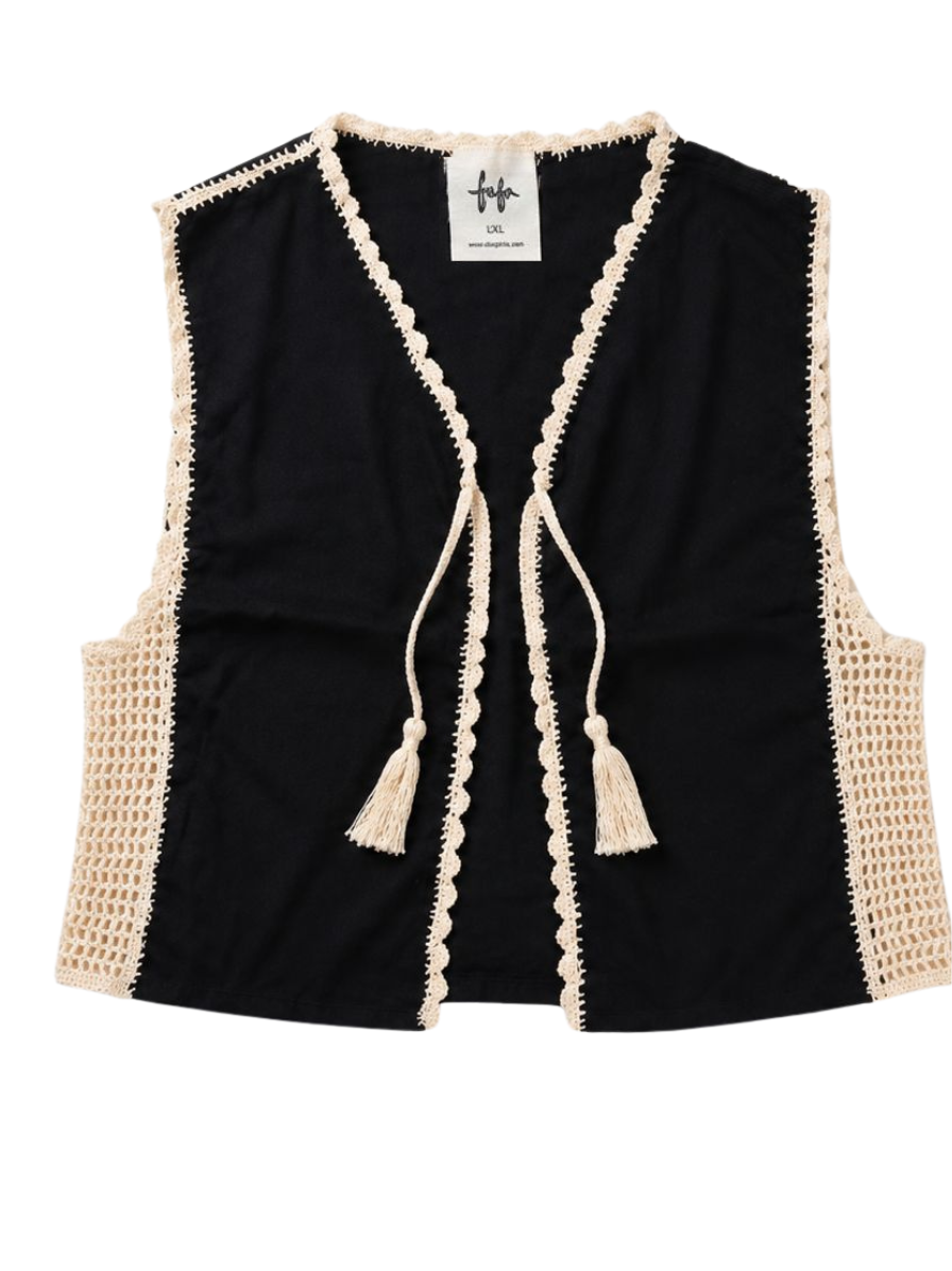 Coastal Crochet Vest