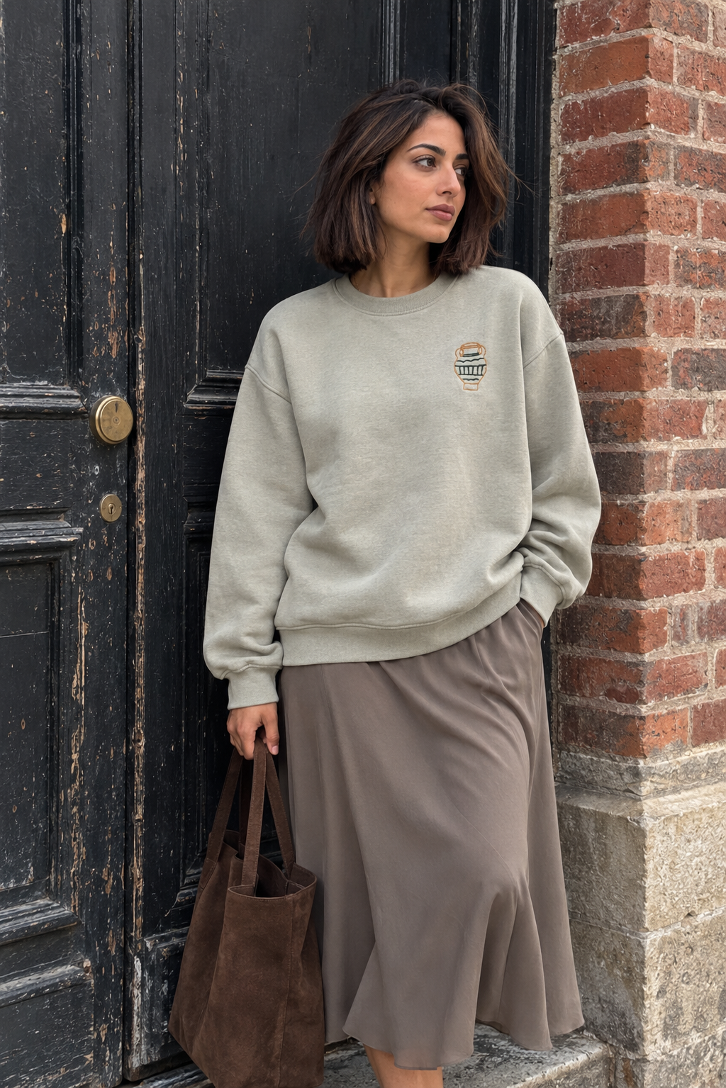 Dafaa Pullover in Olive
