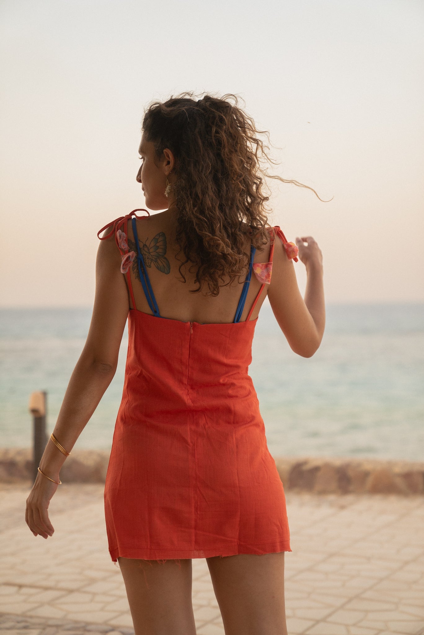 Cocktails & Dreams Dress in Coral