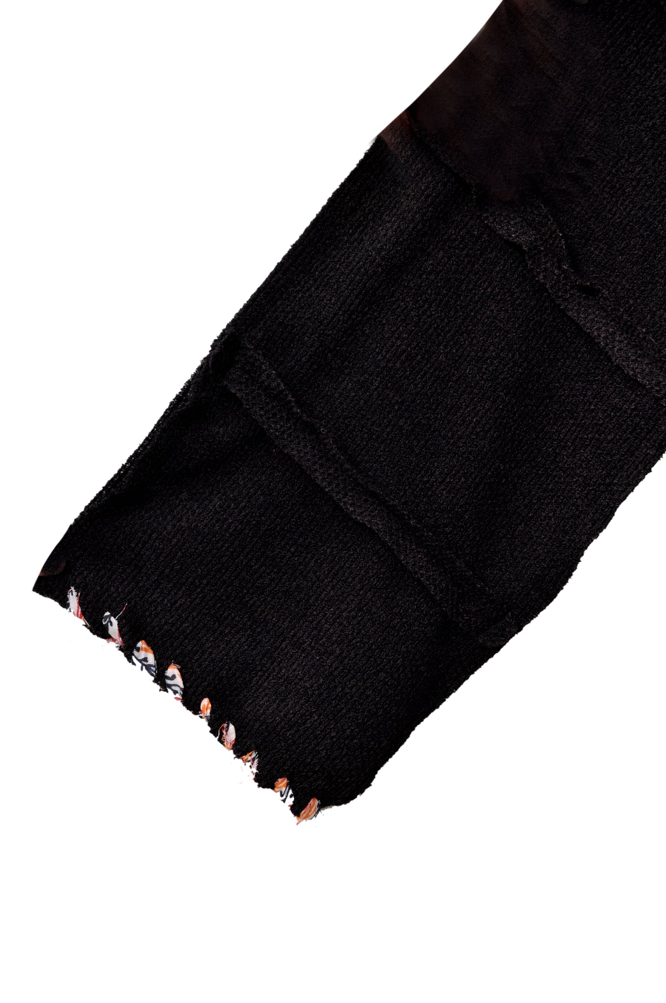 Stitched Up Coziness Hoodie in Black