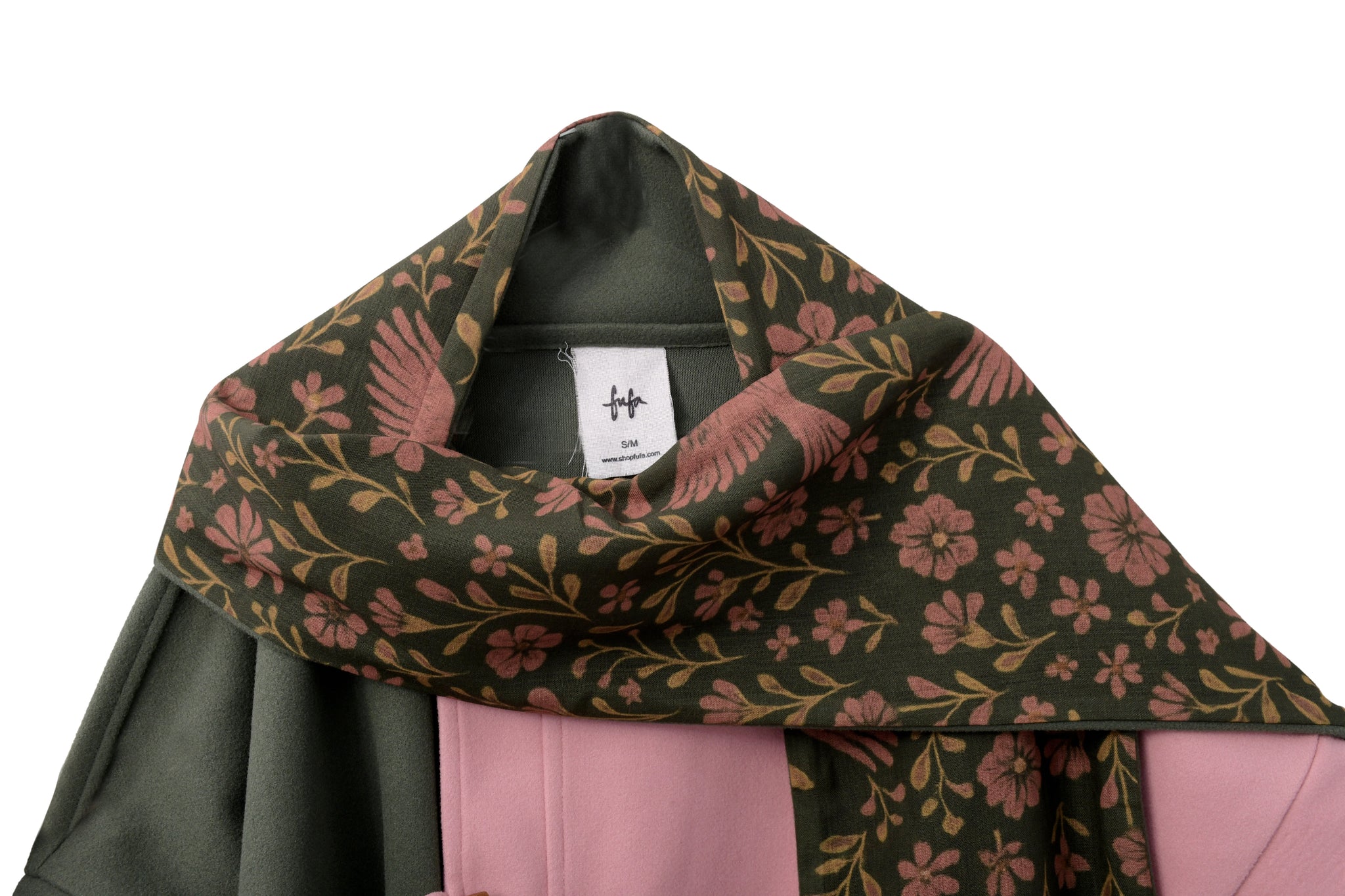 Sukoon Poncho in Rosey Forest