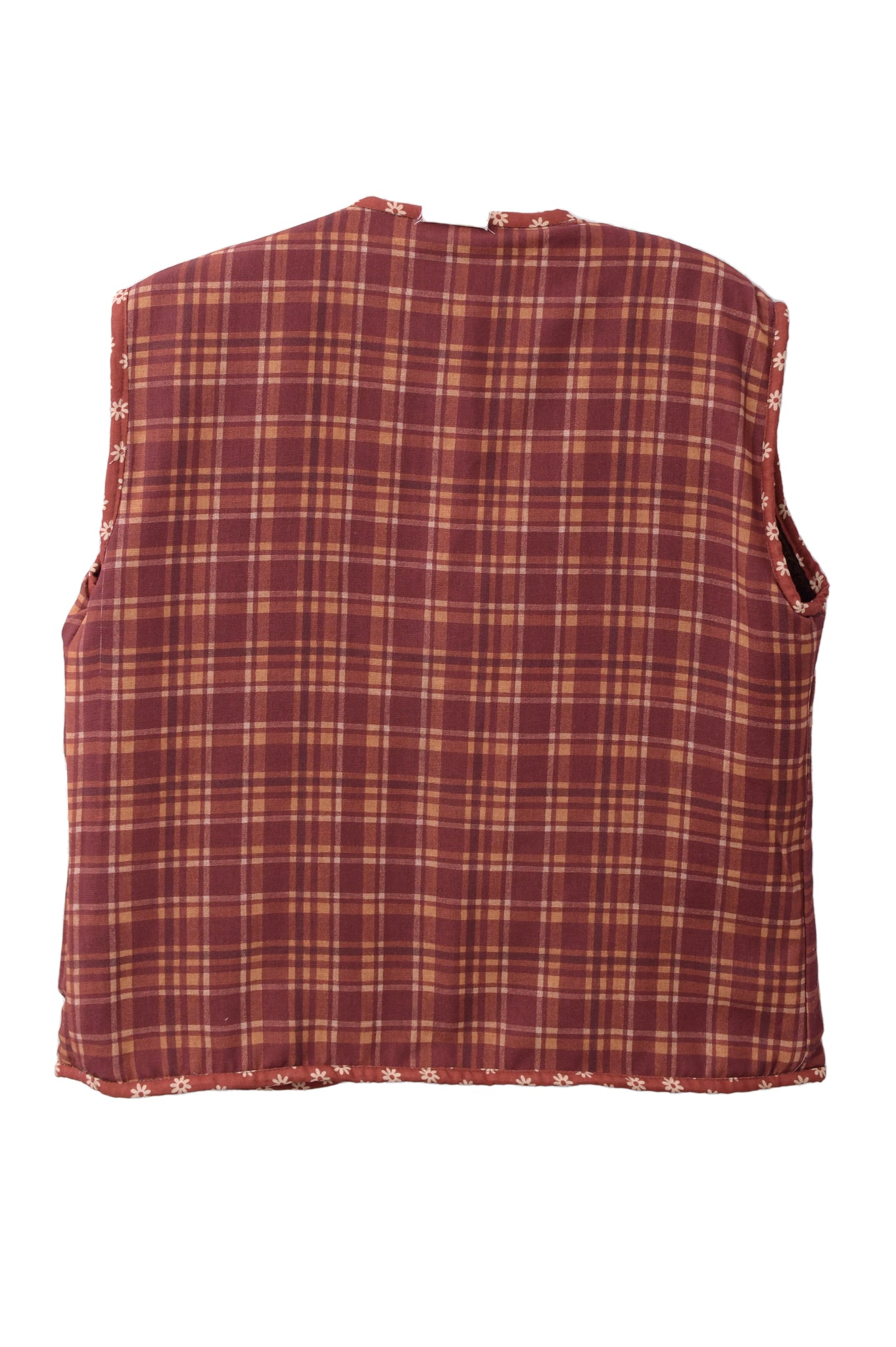 Teddy & Trim Vest in Brown