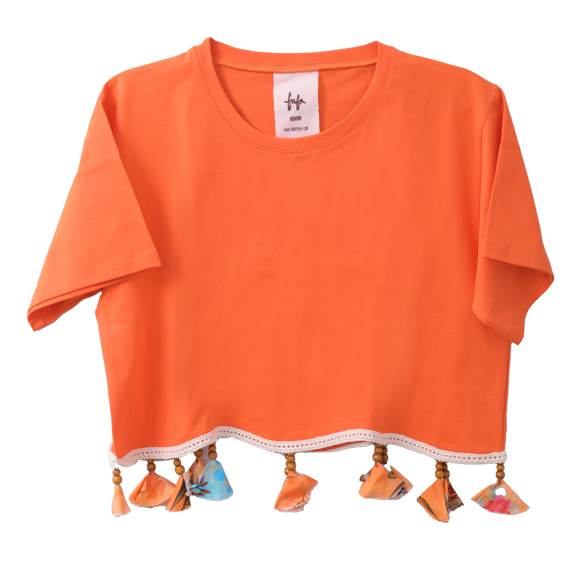 Fiesta Saqfa Cropped Tee