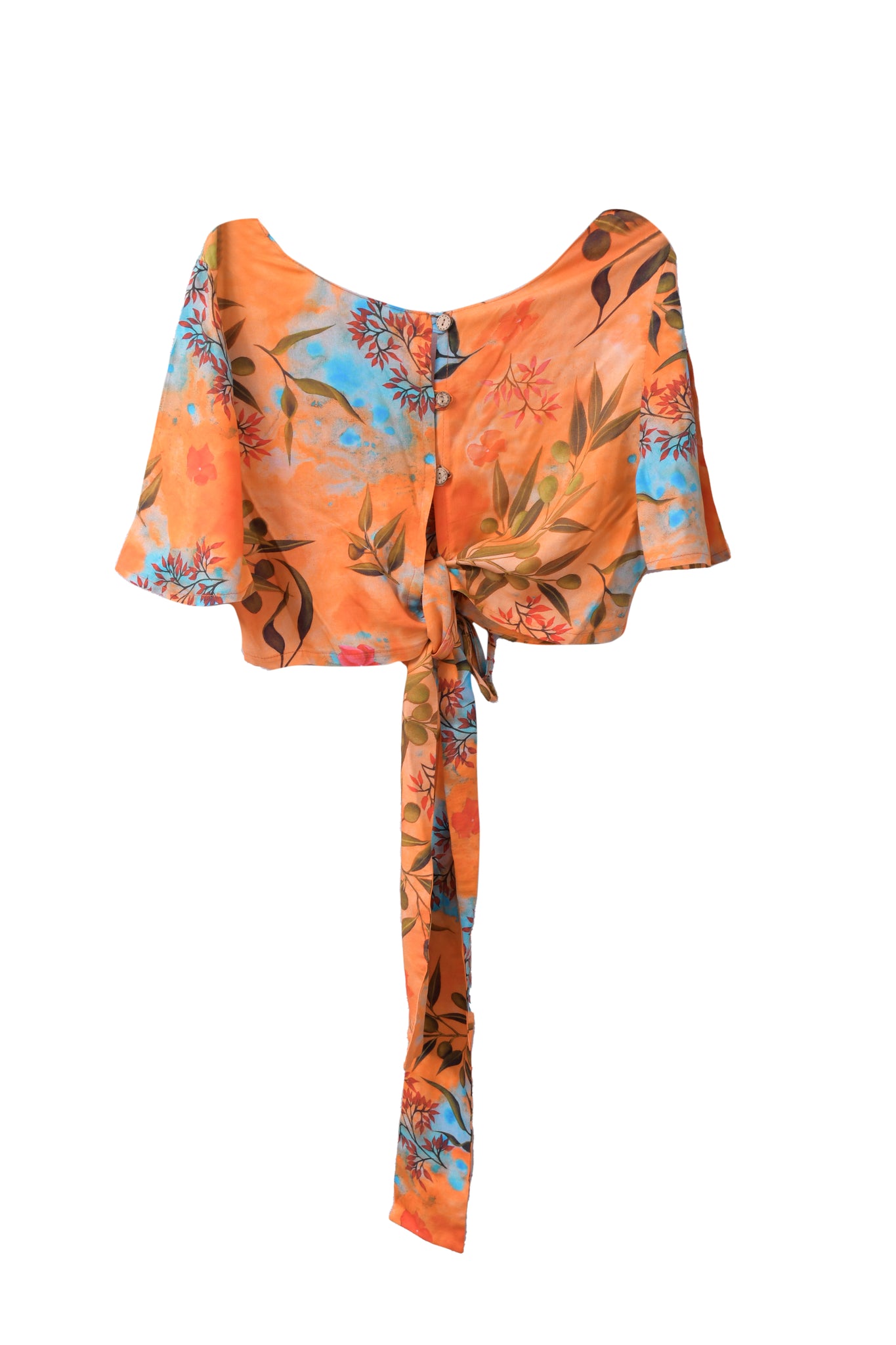 Firefly Crop Top in Zaytuna Print