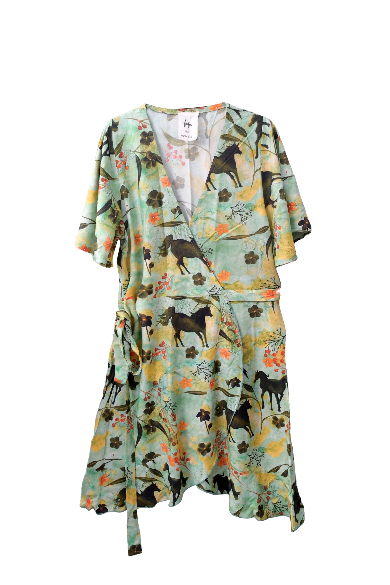 Sunday Fling Wrap Dress in Arabian Nights