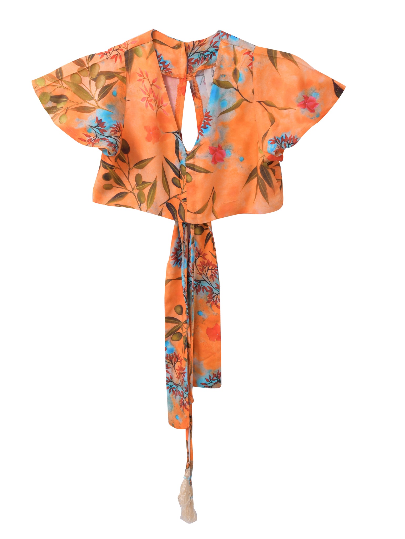 Little Firefly Crop Top in Zaytuna Print