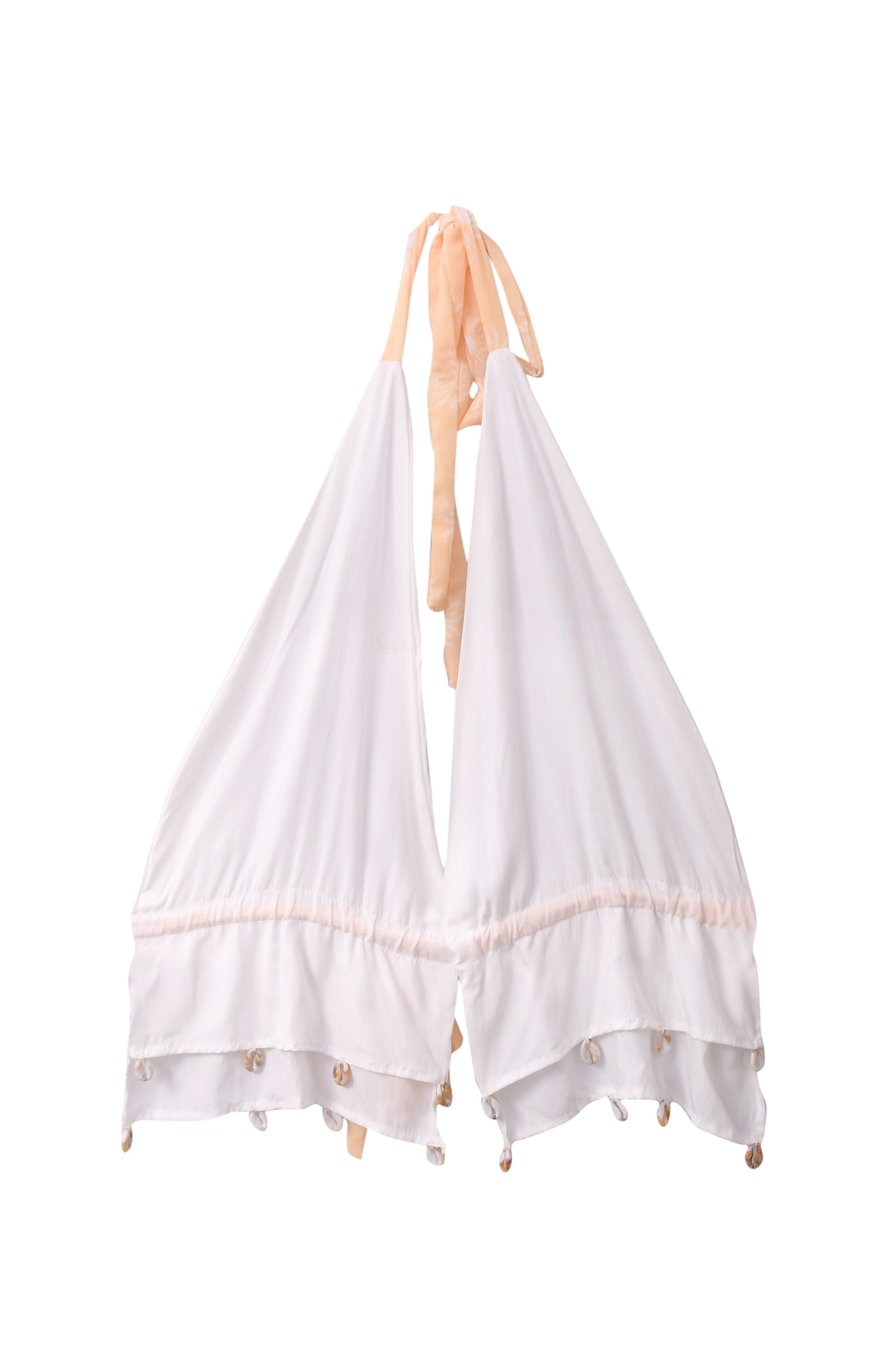 Ruffles & Shells Top White