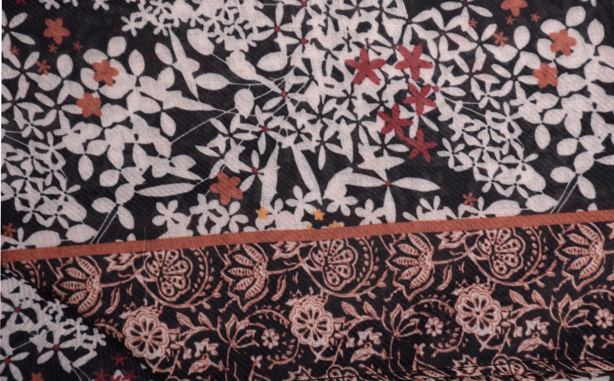 Night blooms scarf