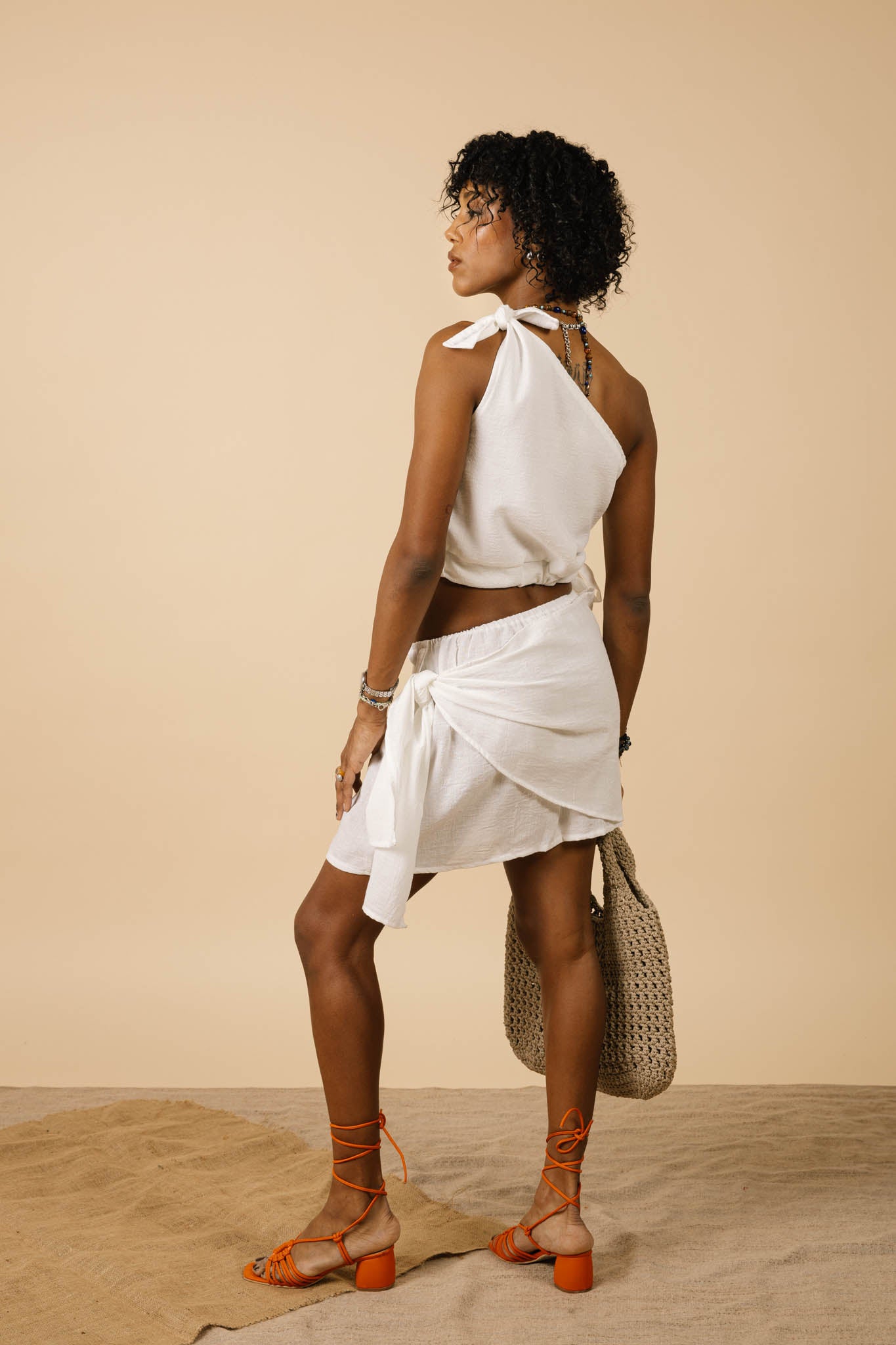 Isla Skirt in White