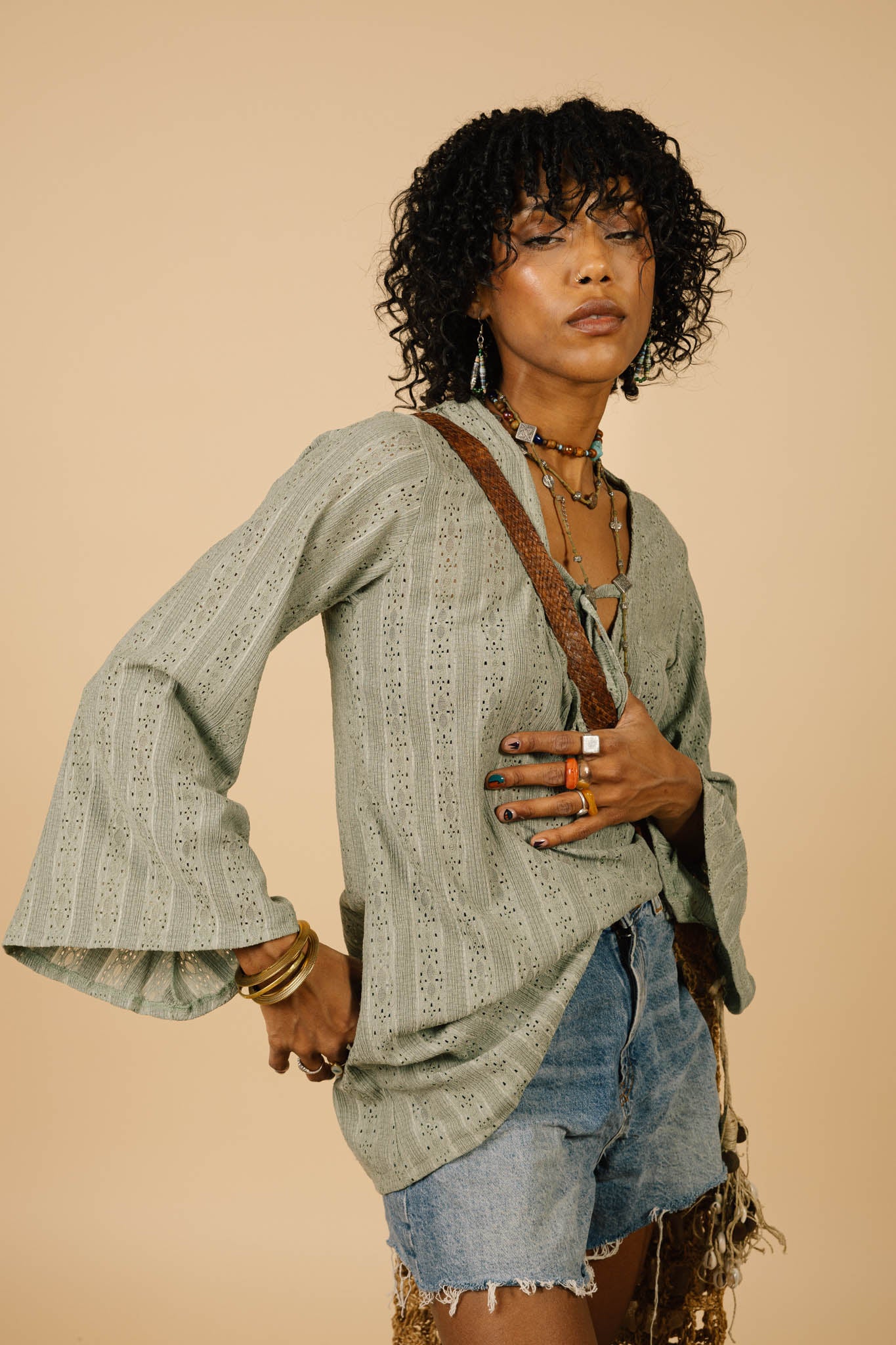 Delicate SummerSomewhere Dress in Olive