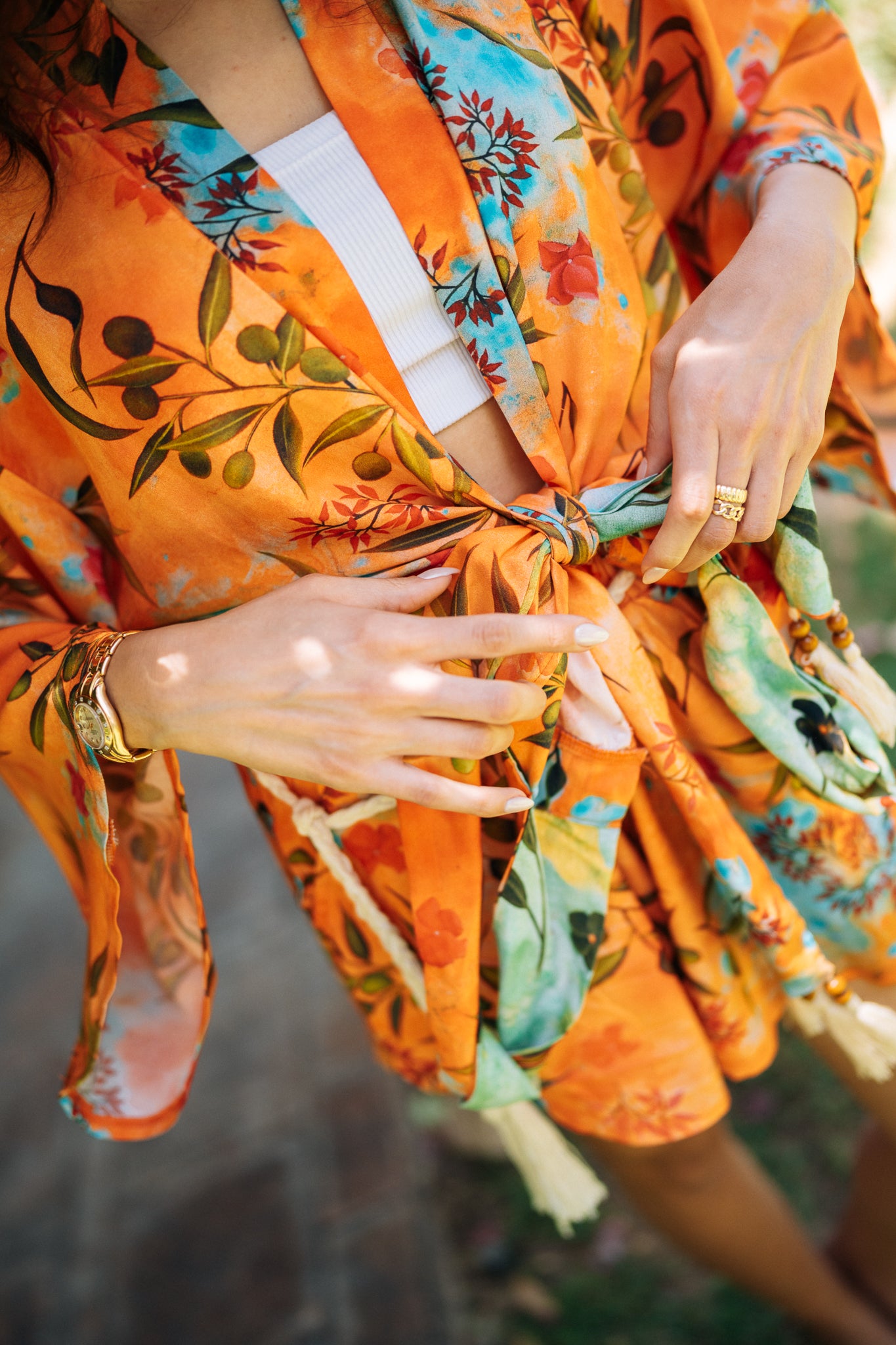 Midsummer Kimono in Zaytuna Print