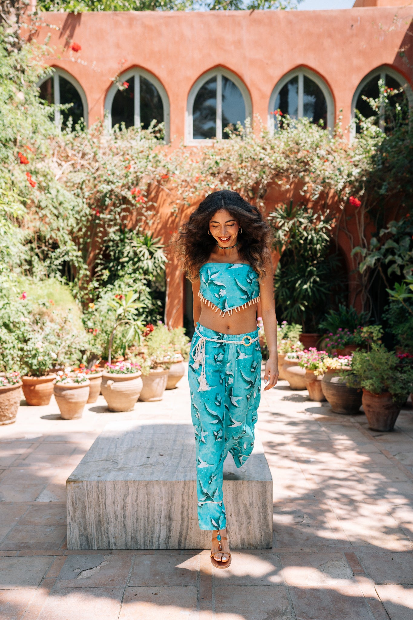 Tuyour Embellished Bandeau Top