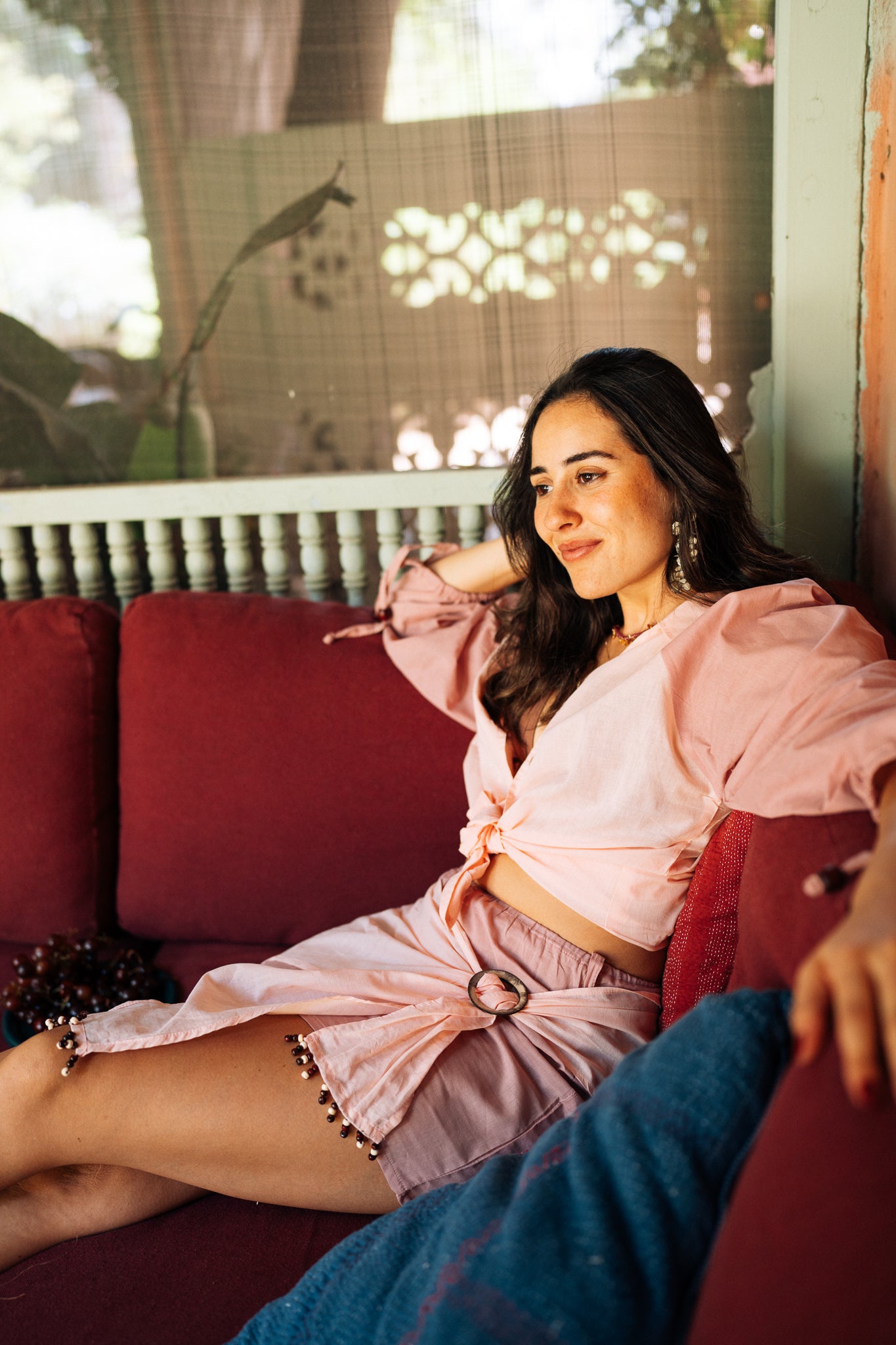 Nura Skirt In Rose