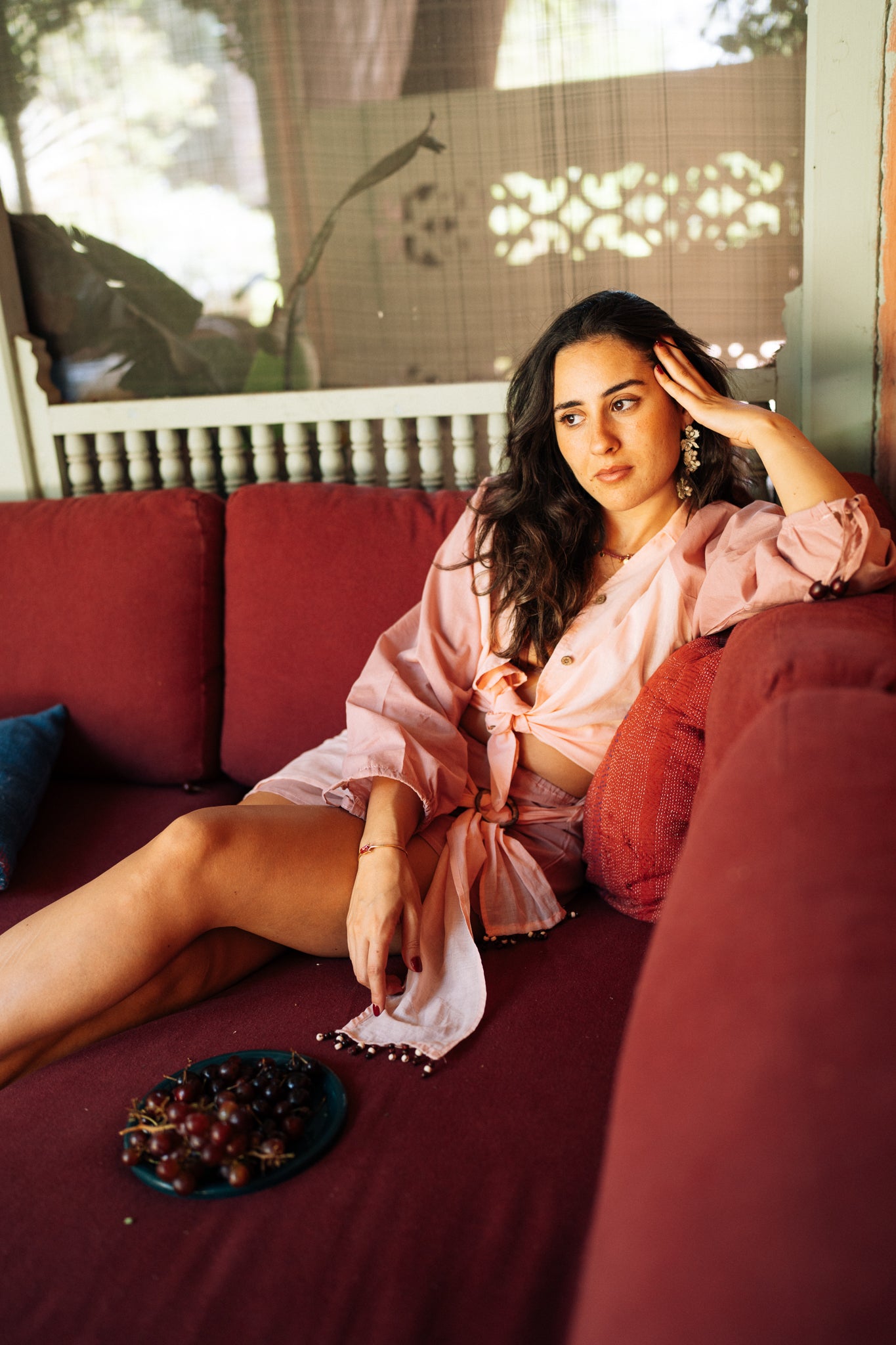 Nura Skirt In Rose