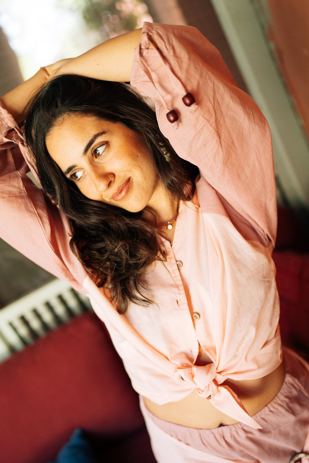 Nura Shirt In Rose