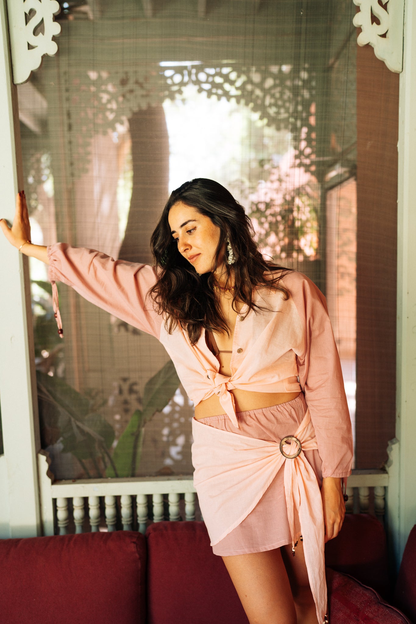 Nura Skirt In Rose