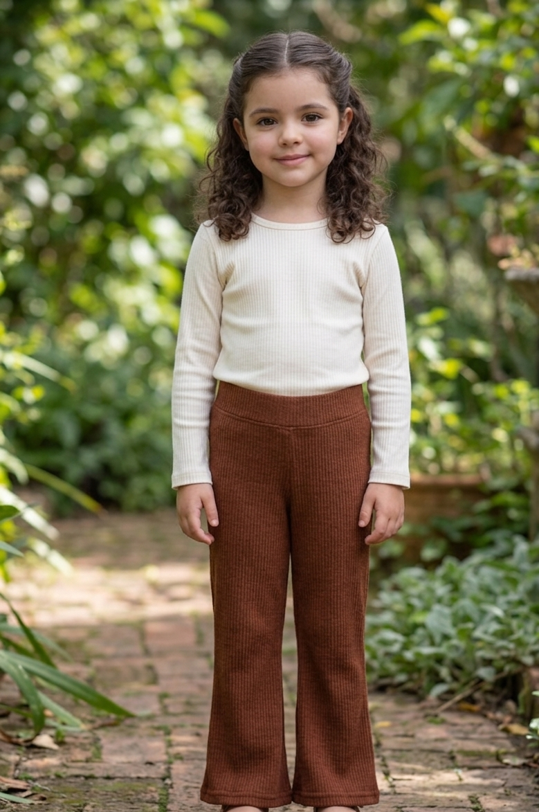 Little Everywear pants In Brown