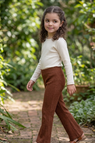Little Everywear pants In Brown