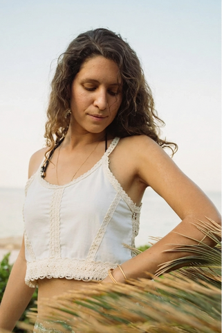 Seaside Cami Top in White