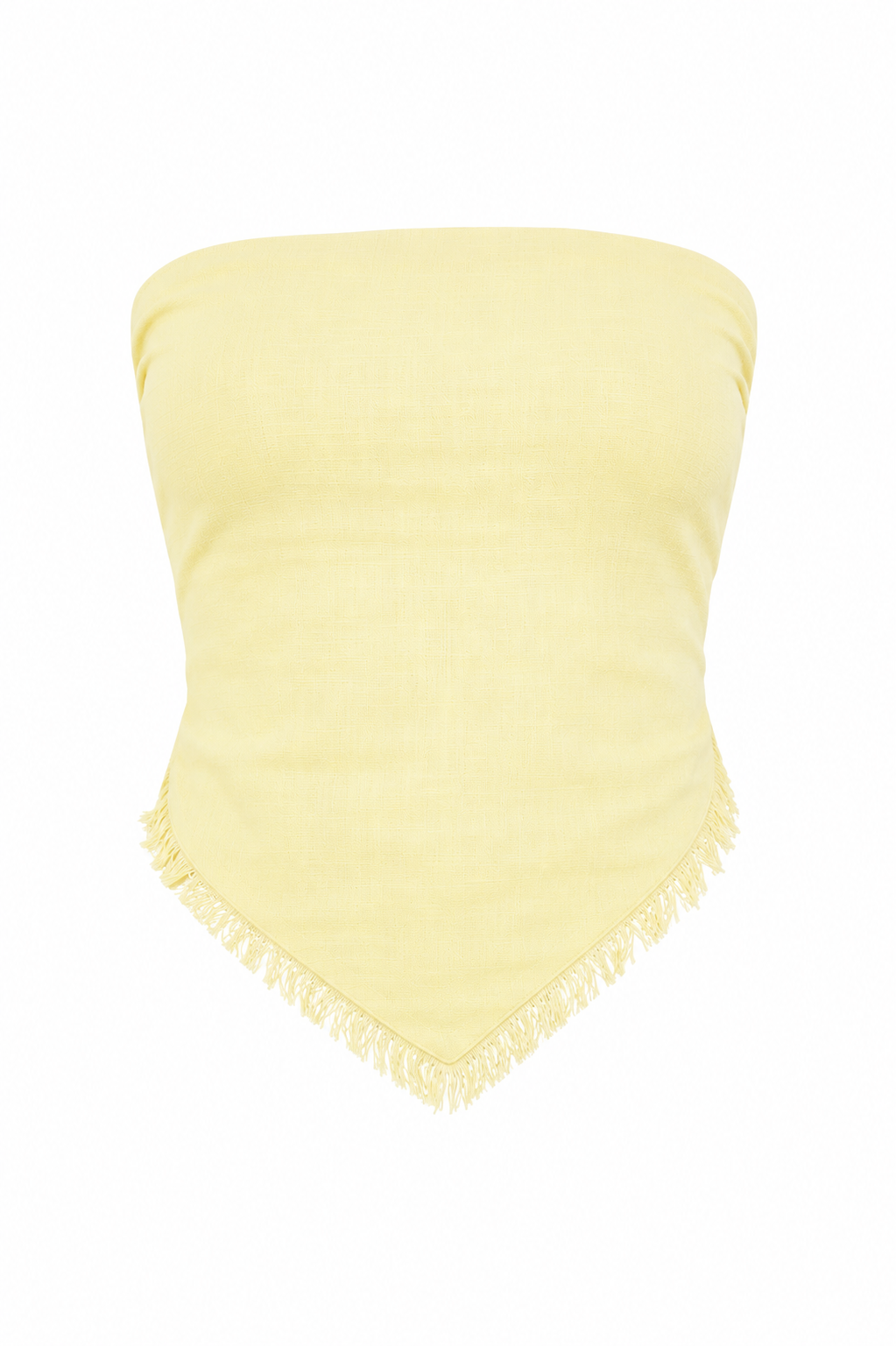 Sunset Rays Top in Linen Yellow
