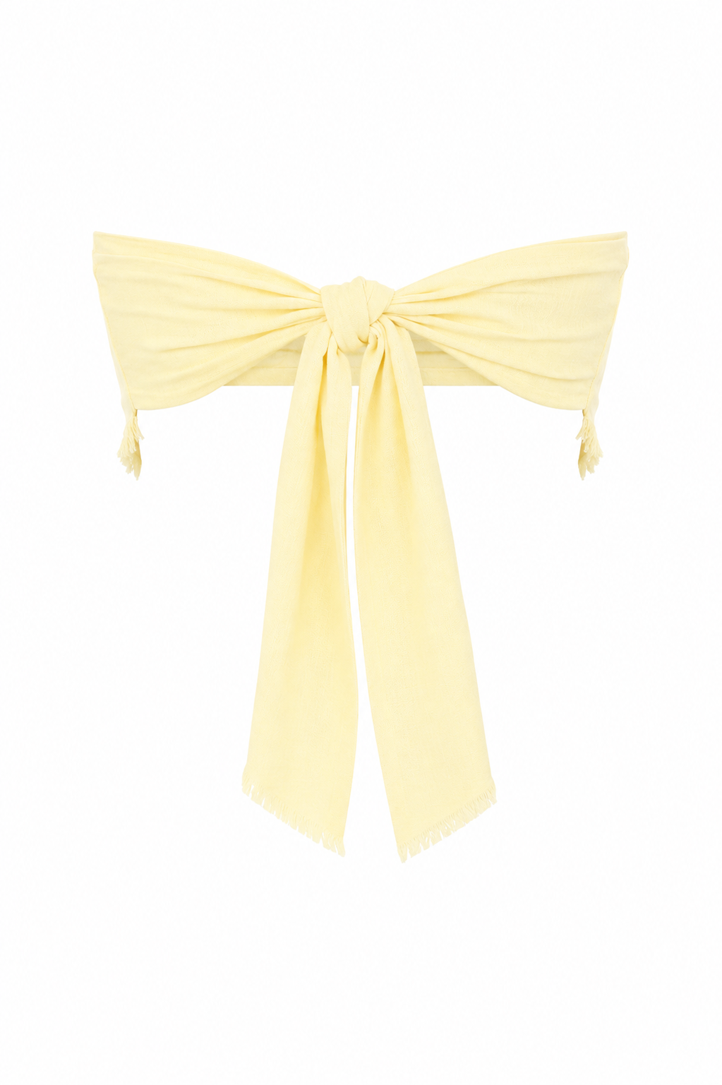 Sunset Rays Top in Linen Yellow
