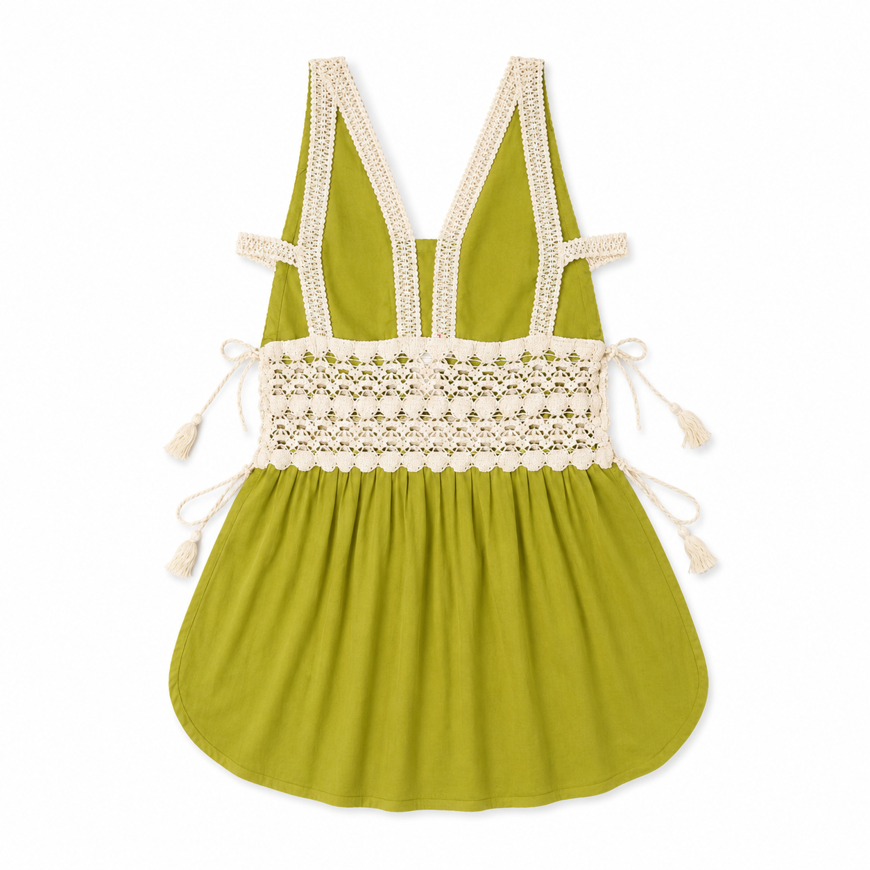 ⁠⁠Sweetpea Dress in Kiwi Green