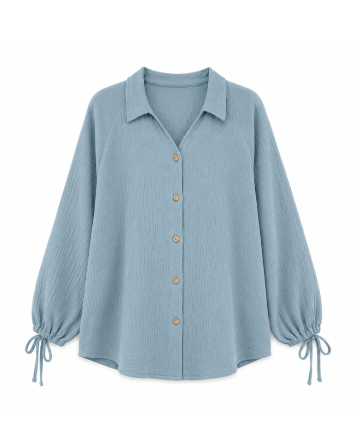 Aziza Shirt in Matisse Blue