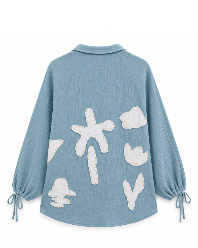 Aziza Shirt in Matisse Blue