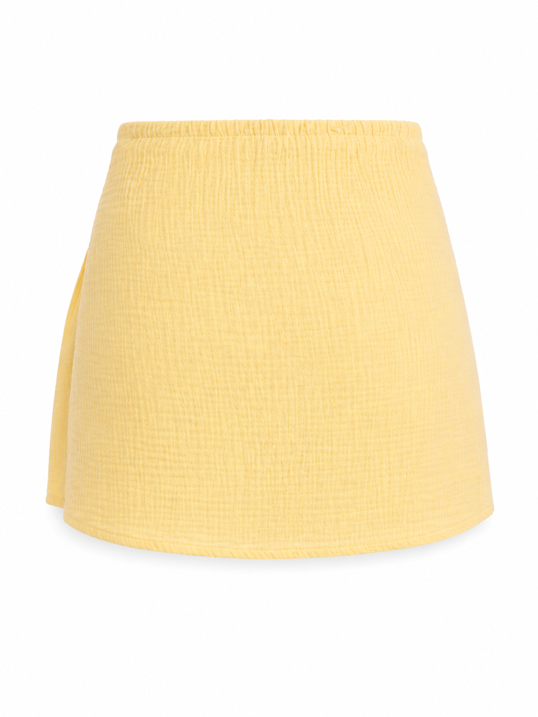 Nura Skirt in Yellow Crinkle