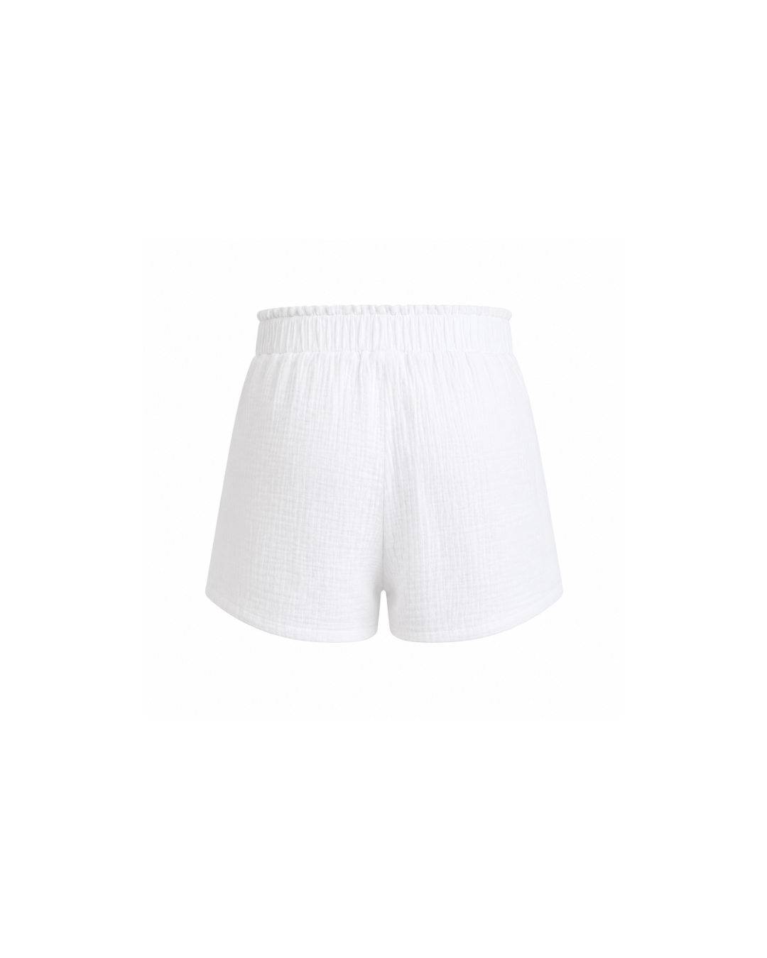 The Aziza Short in White Crinkle