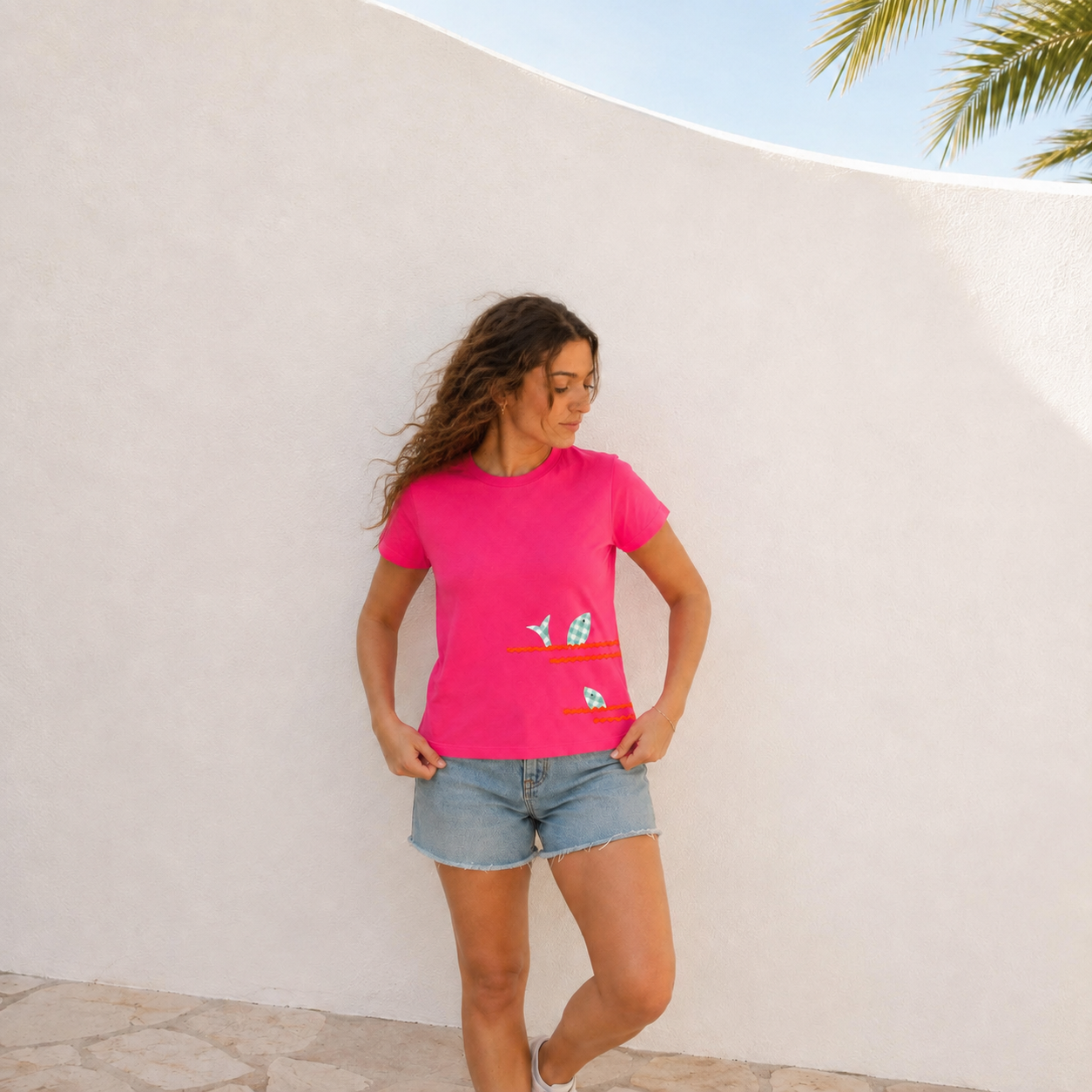 Samaka Fuschia Tee
