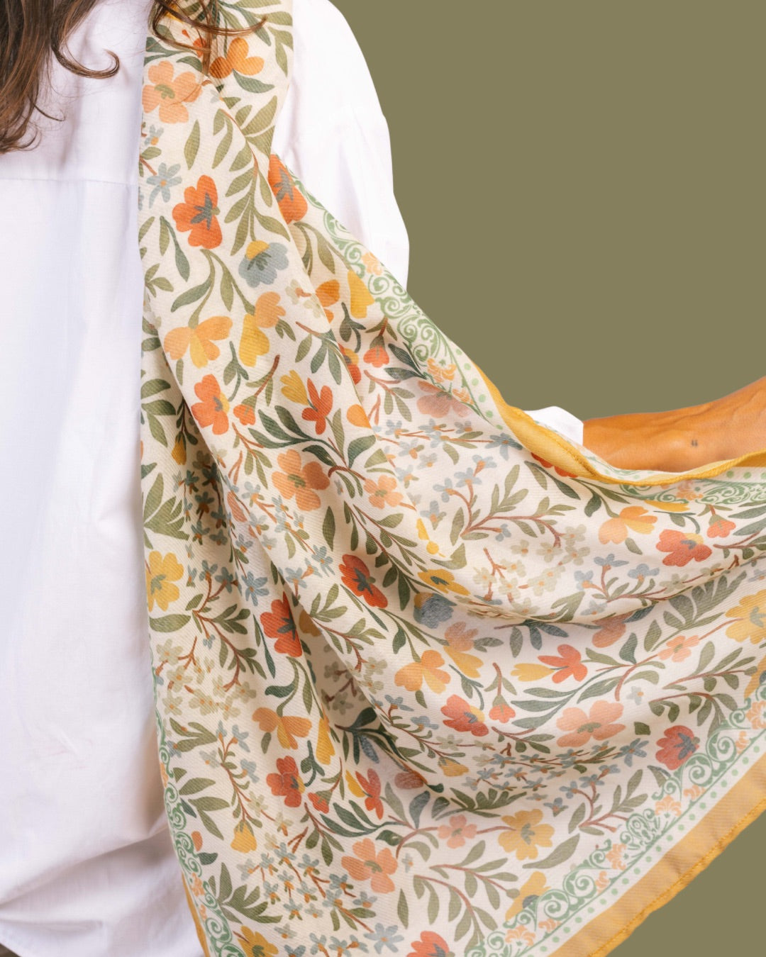 Forest Blossoms Scarf