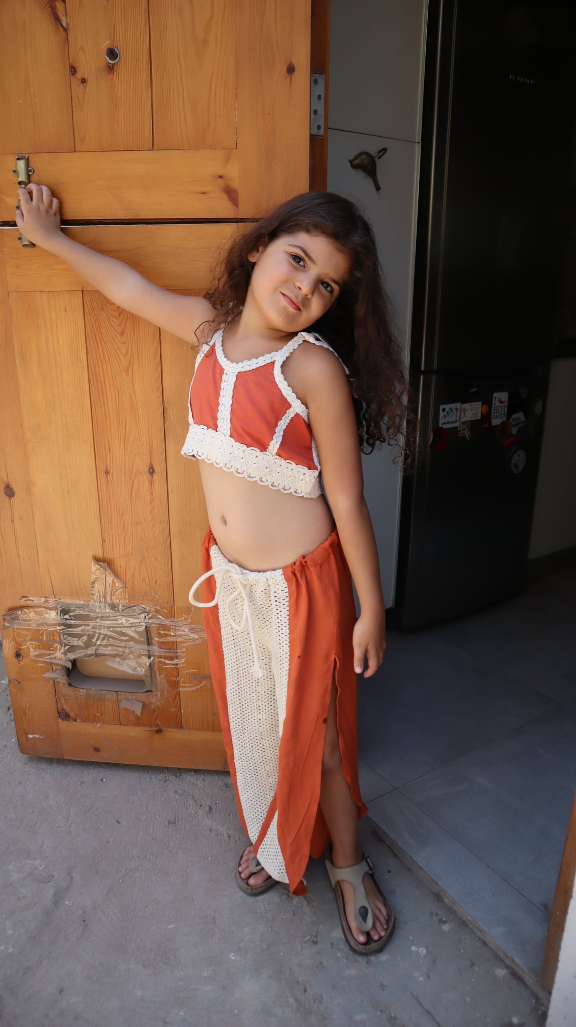 Little Seaside Pants in Brick